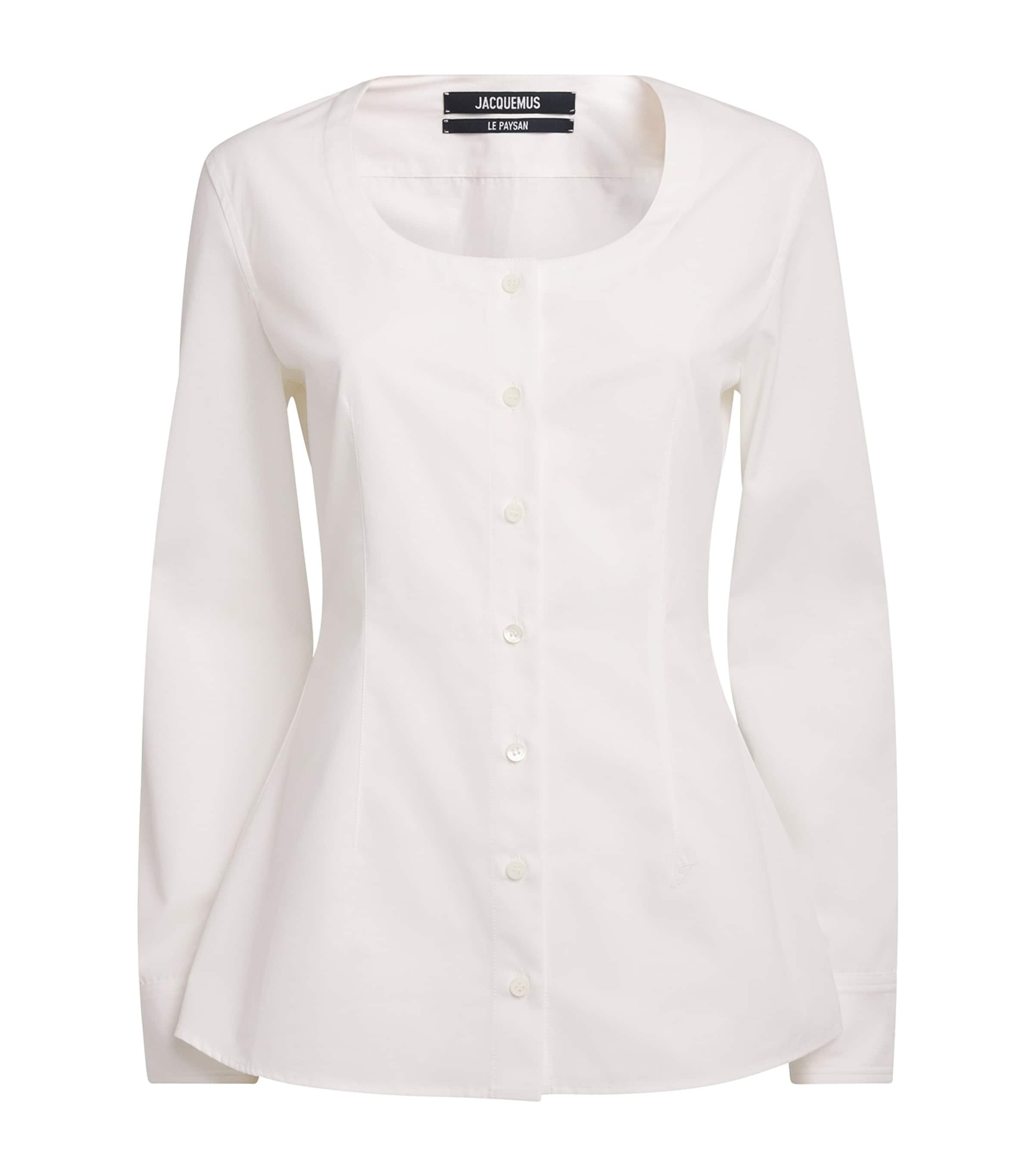 【JACQUEMUS】Tunic Tops ホワイト 19037454_41661078_600.jpg