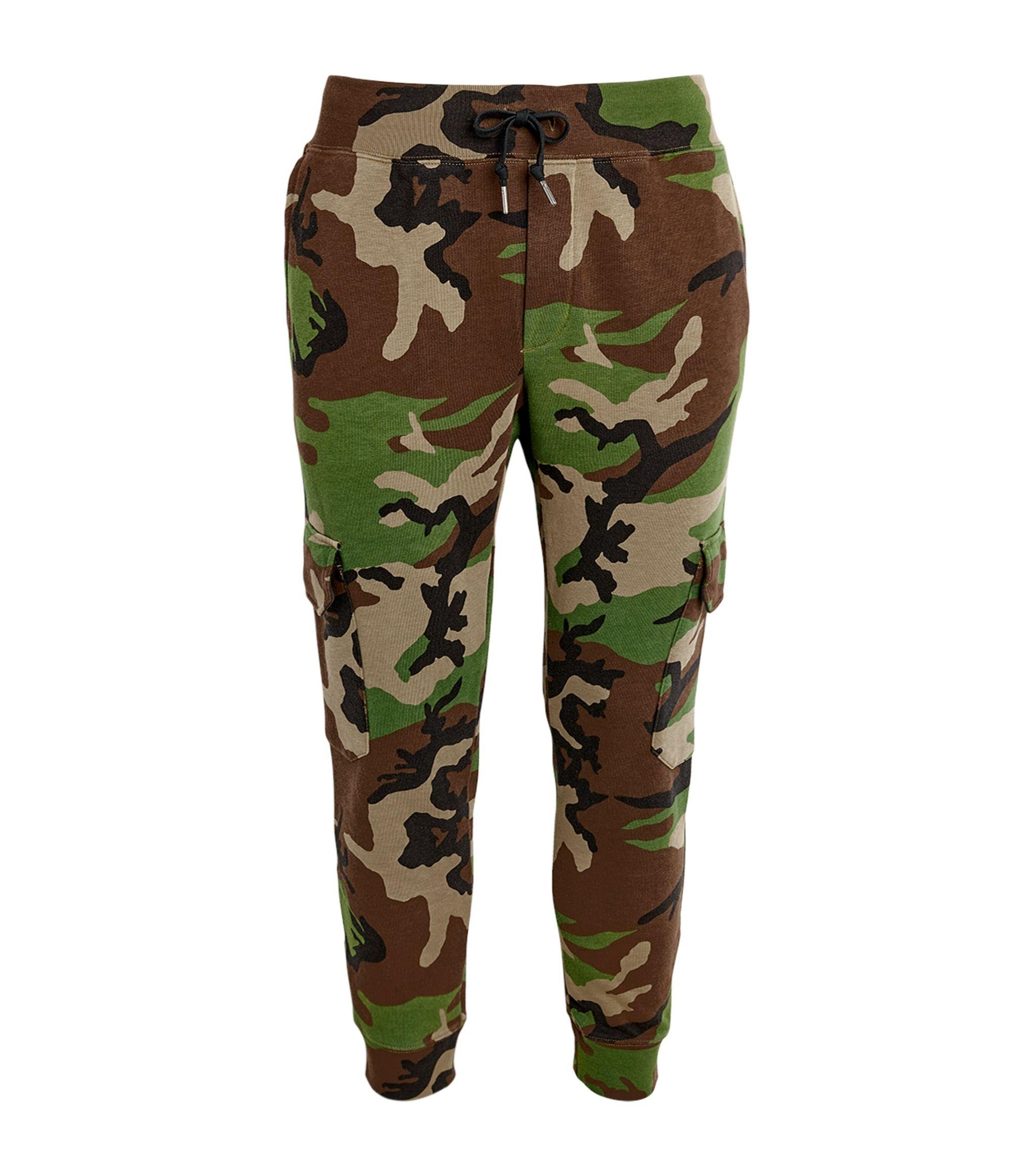 POLO RALPH LAUREN Slim-Fit Straight-Leg Embroidered Camouflage
