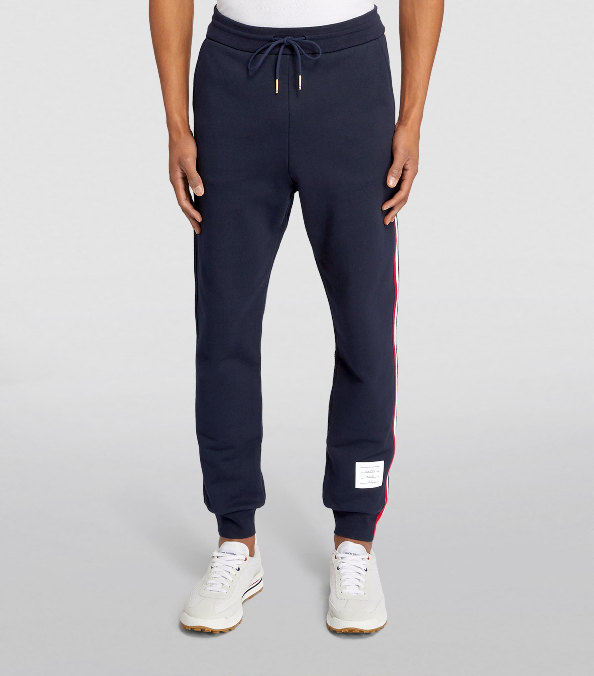 Thom Browne Tricolour Stripe Sweatpants in Blue for Men Lyst UK