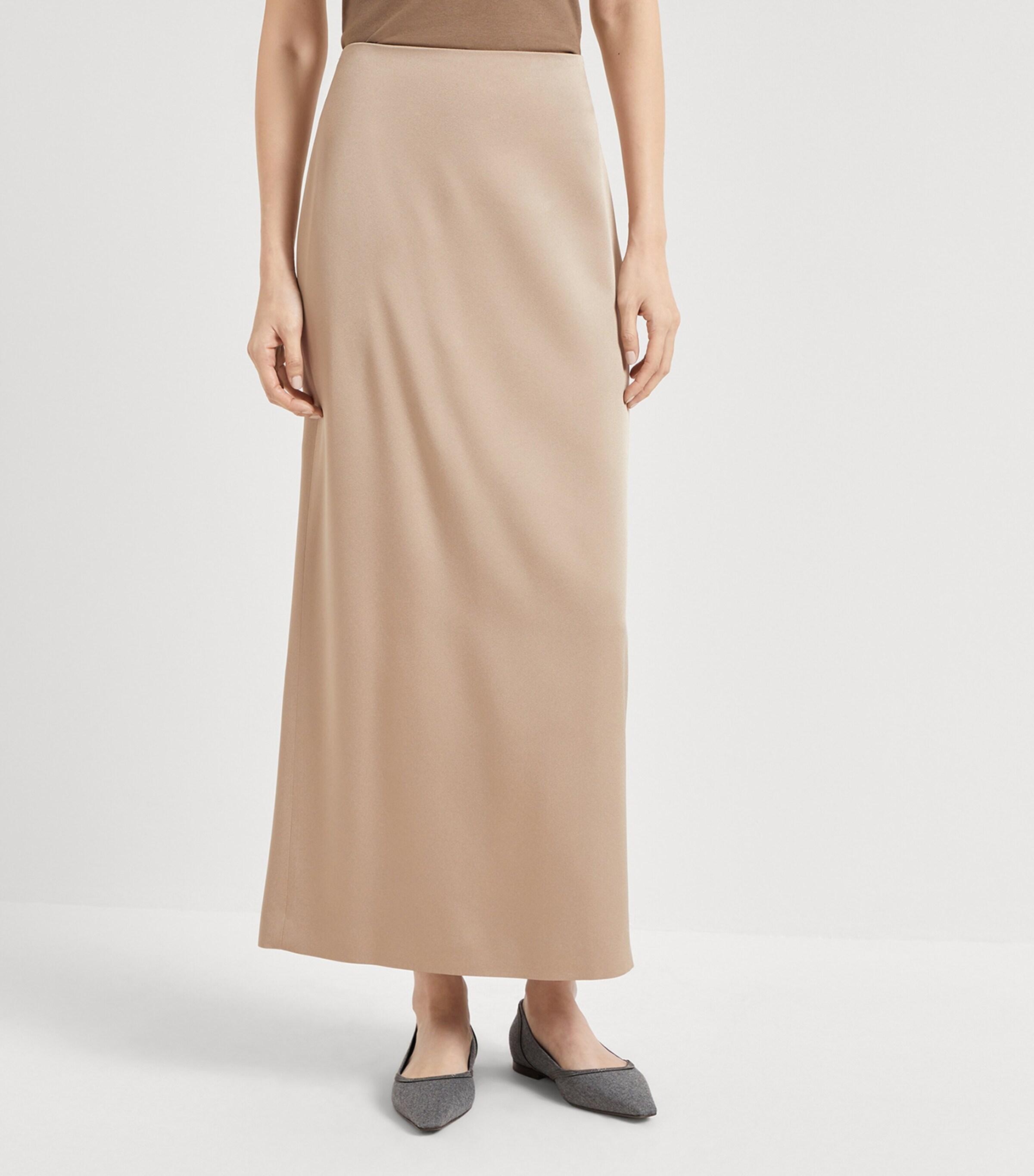 スカート Brunello Cucinelli Flowing Brown Maxi Skirt With Minimalist Brunello Cucinelli bias-cut Maxi Skirt | Brown | FARFETCH