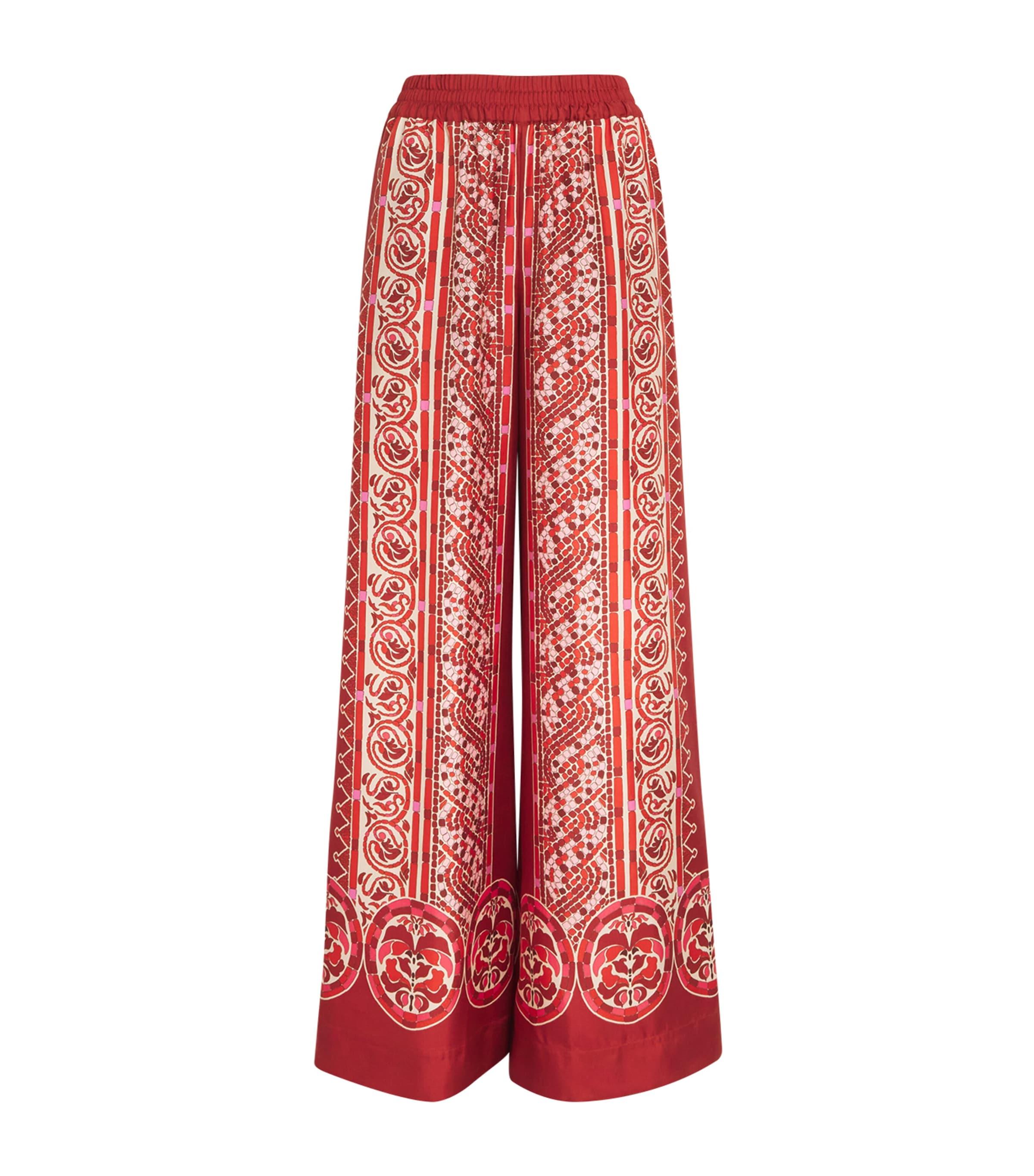 パンツ La Double J TRO0026.SIL006ECL05 Trousers DOUBLEJ Palazzo Pants in Florence Placée for Women | La DoubleJ