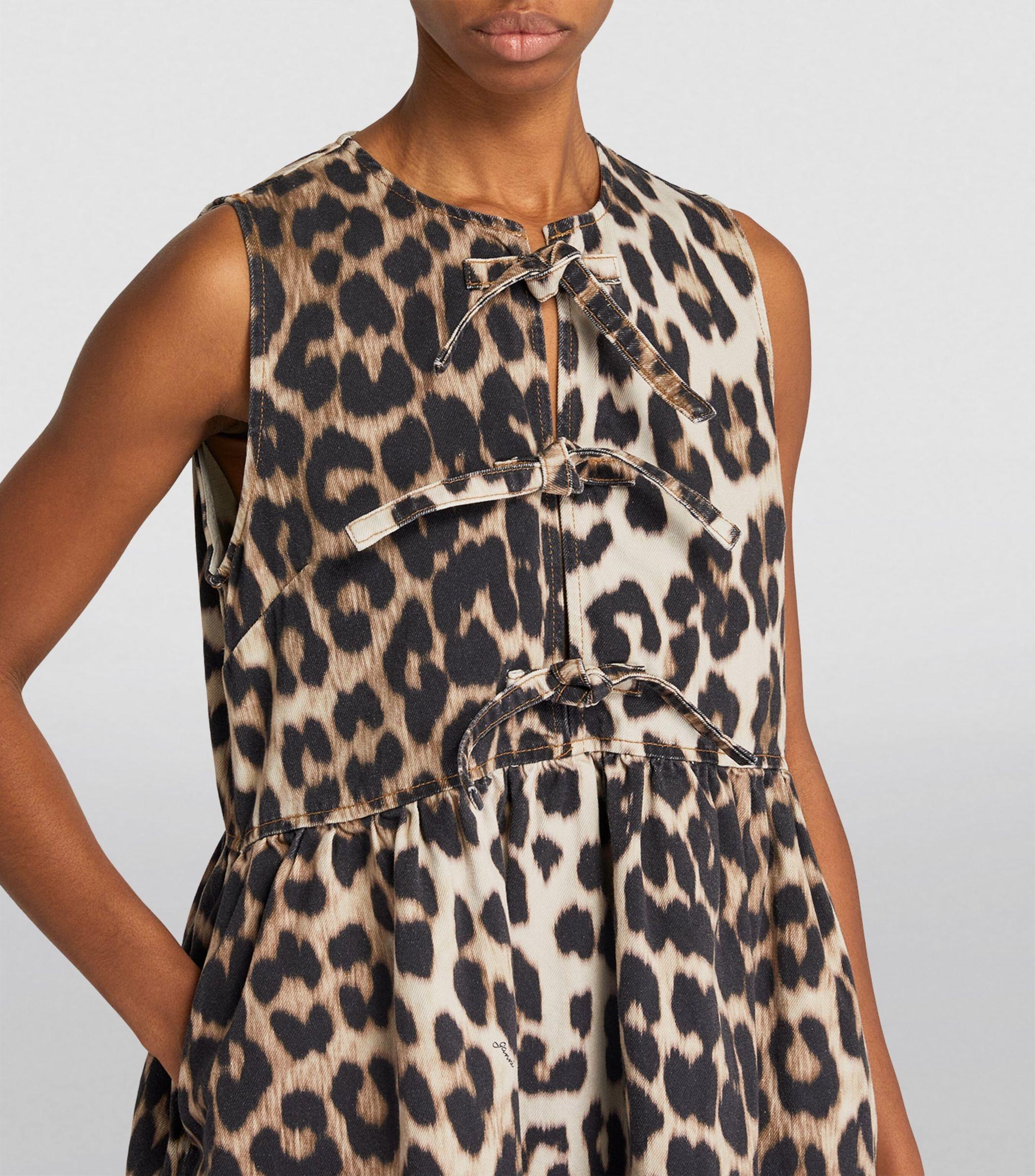 Pleated Georgette Mini Dress