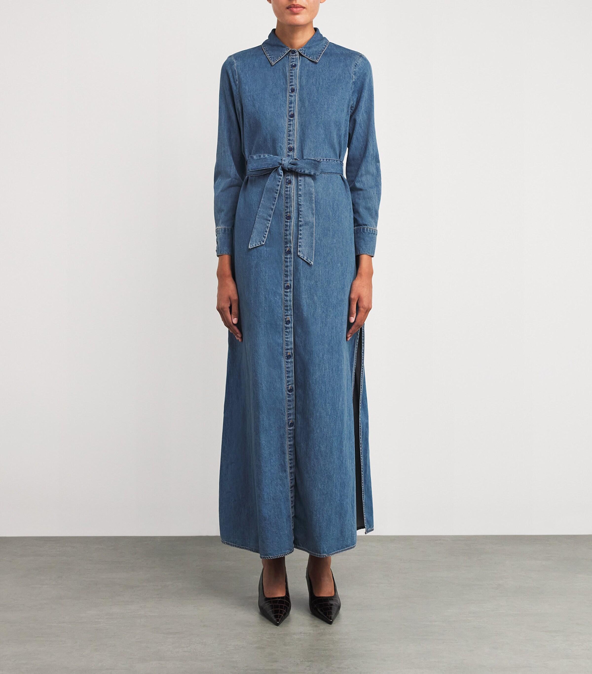 ALICE+OLIVIA ♥ Jem Denim Tiered Mini Dress /追跡付 Alice + Olivia Jem Denim Tiered Mini Dress | Neiman Marcus