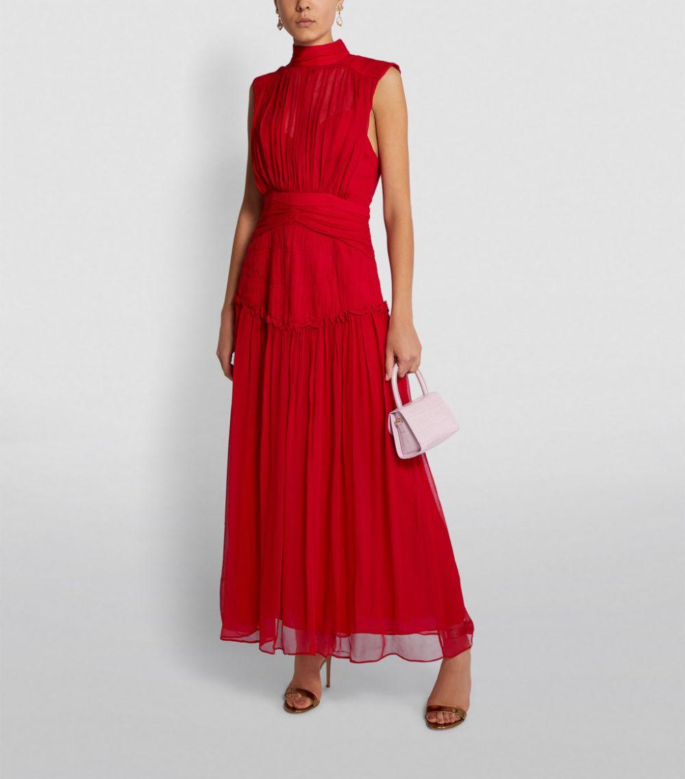 Shona Joy Clemence Midi Dress in Red | Lyst