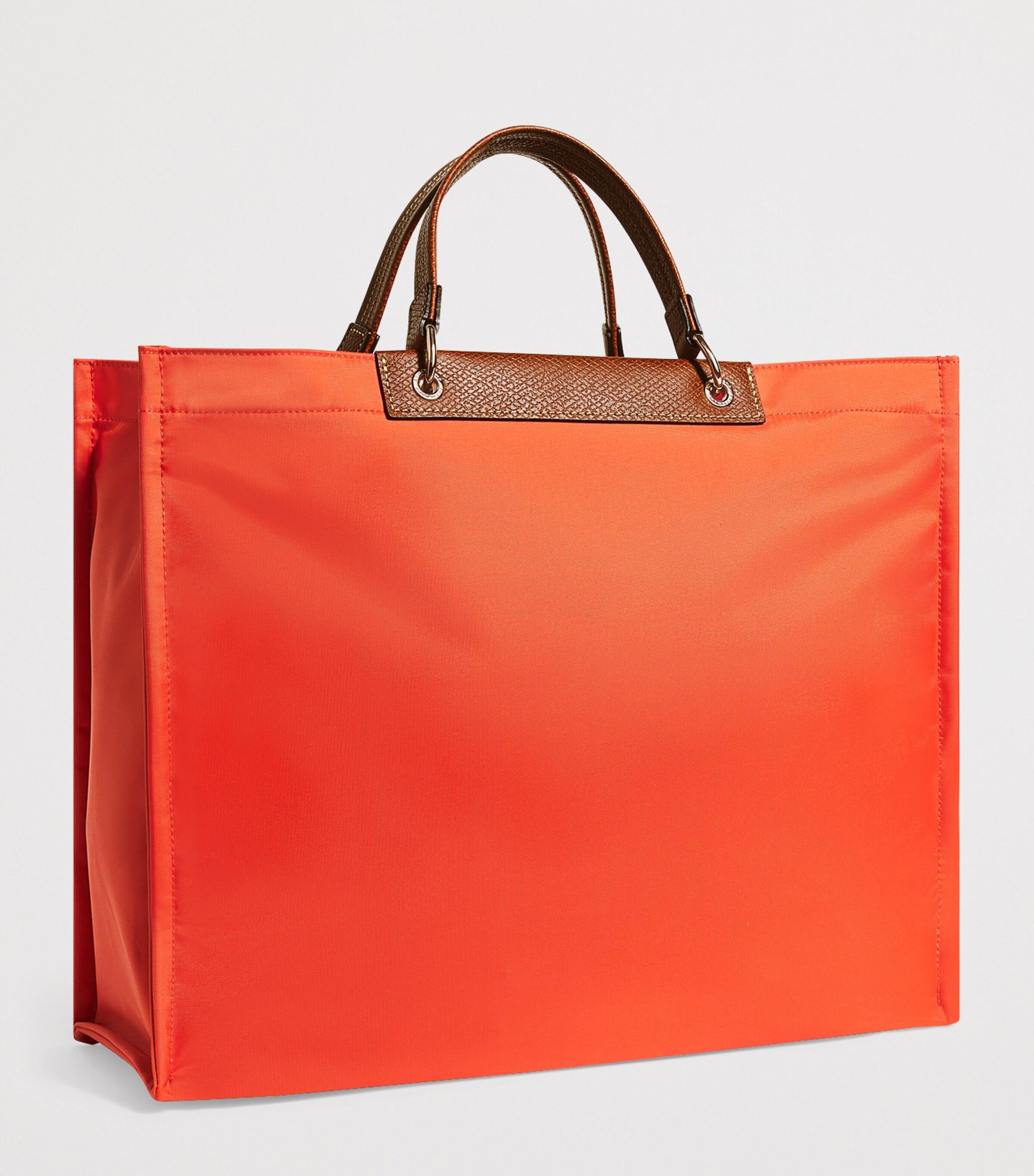 Longchamp Large Canvas Cabas Du Marche Tote Bag in Red Lyst UK - Main Image