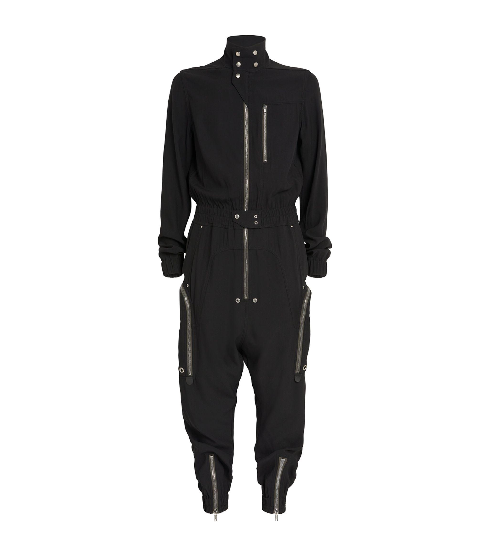 Rick Owens Synthetic Bauhaus Jumpsuit in Black for Men | Lyst