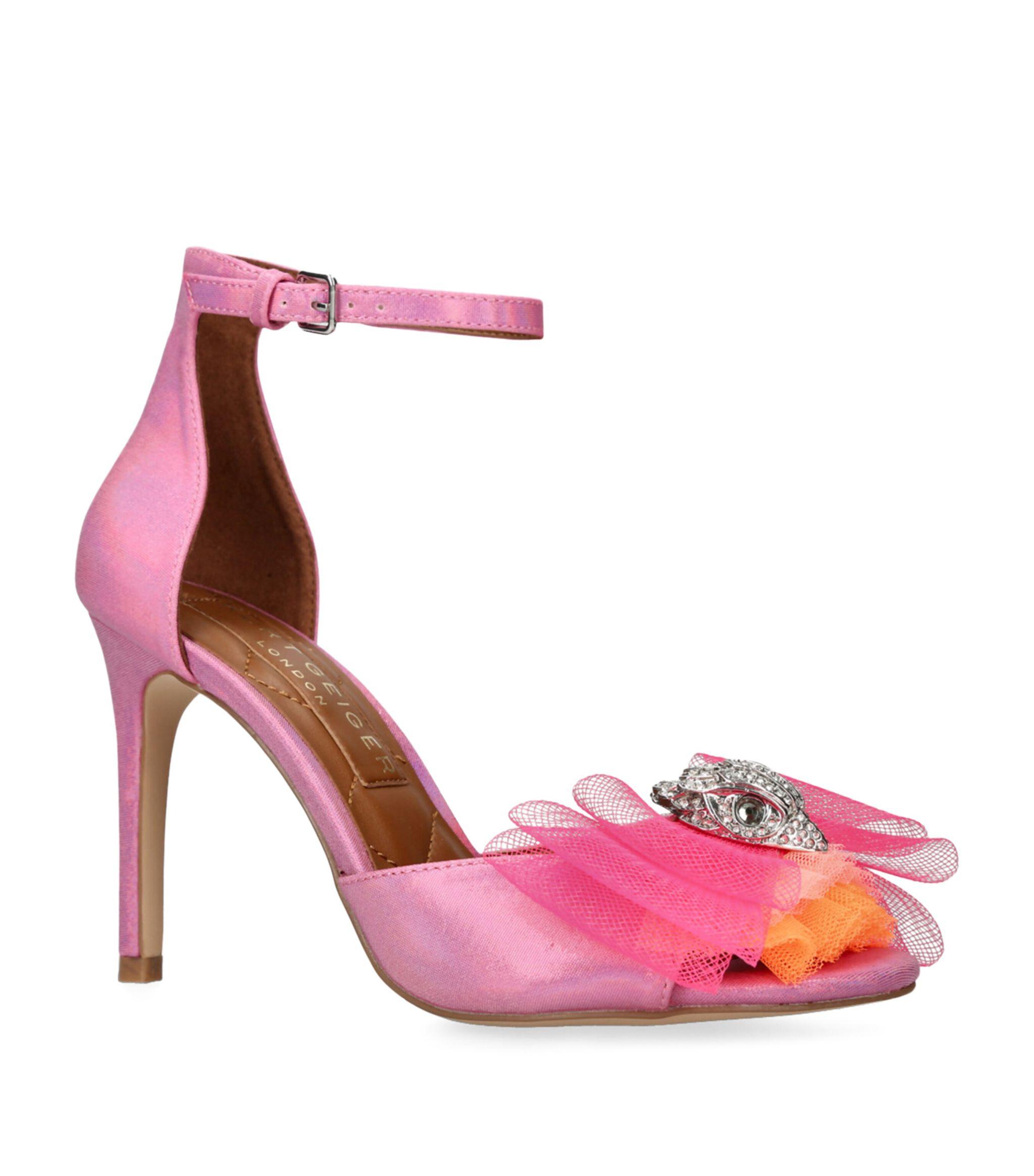 Kurt Geiger Kensington Bow Sandals in Pink | Lyst