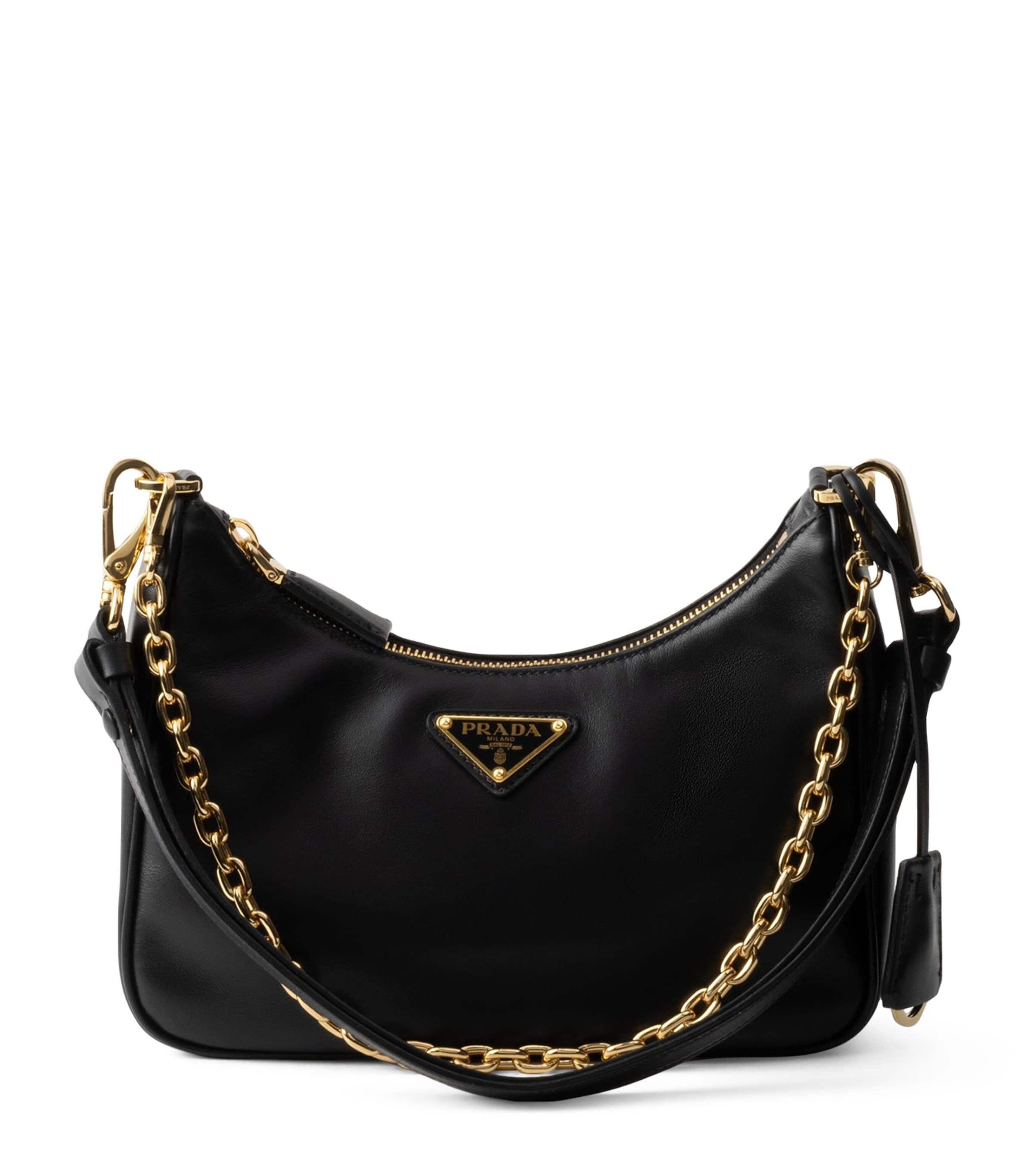 Prada ruffle shoulder bag shop