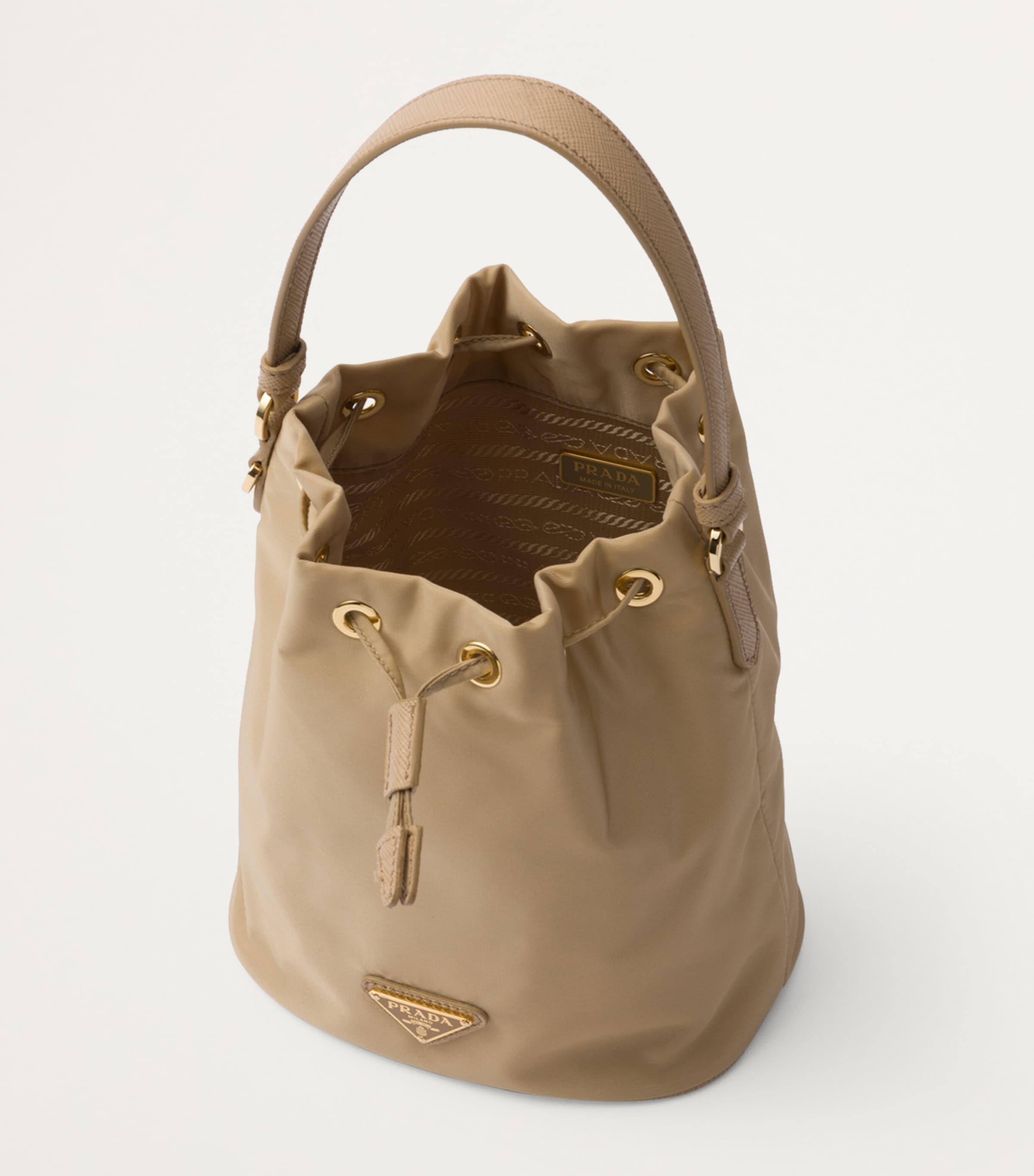 Prada tessuto mini bucket bag hotsell