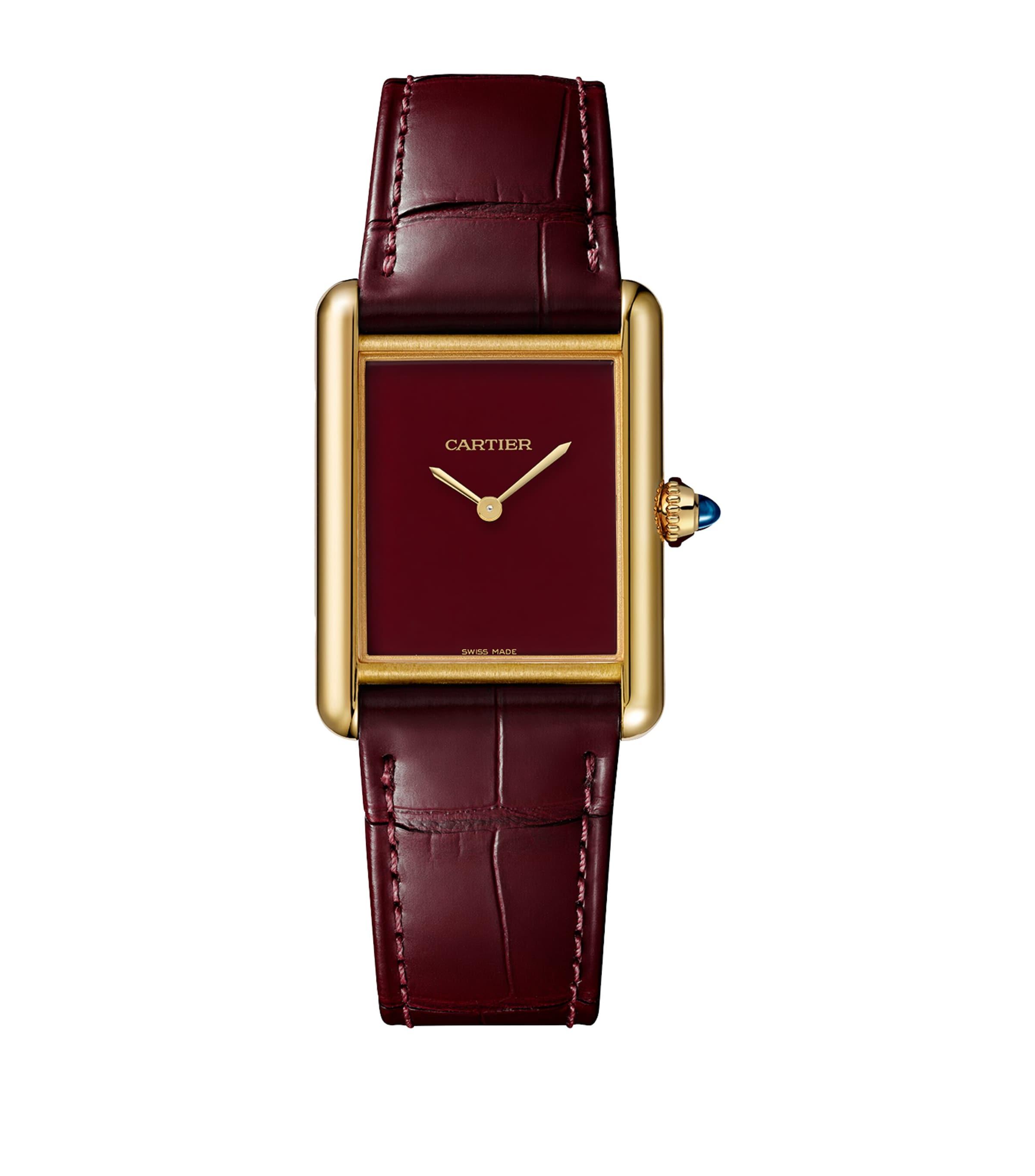 Cartier Tank Louis Watch in Red for Men Lyst UK