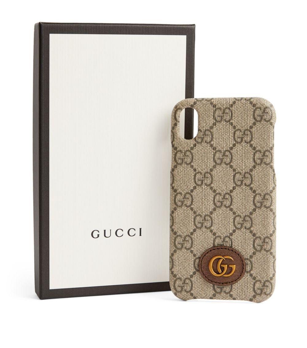 Gucci GG Supreme Canvas Iphone Xr Case in Natural for Men - Lyst