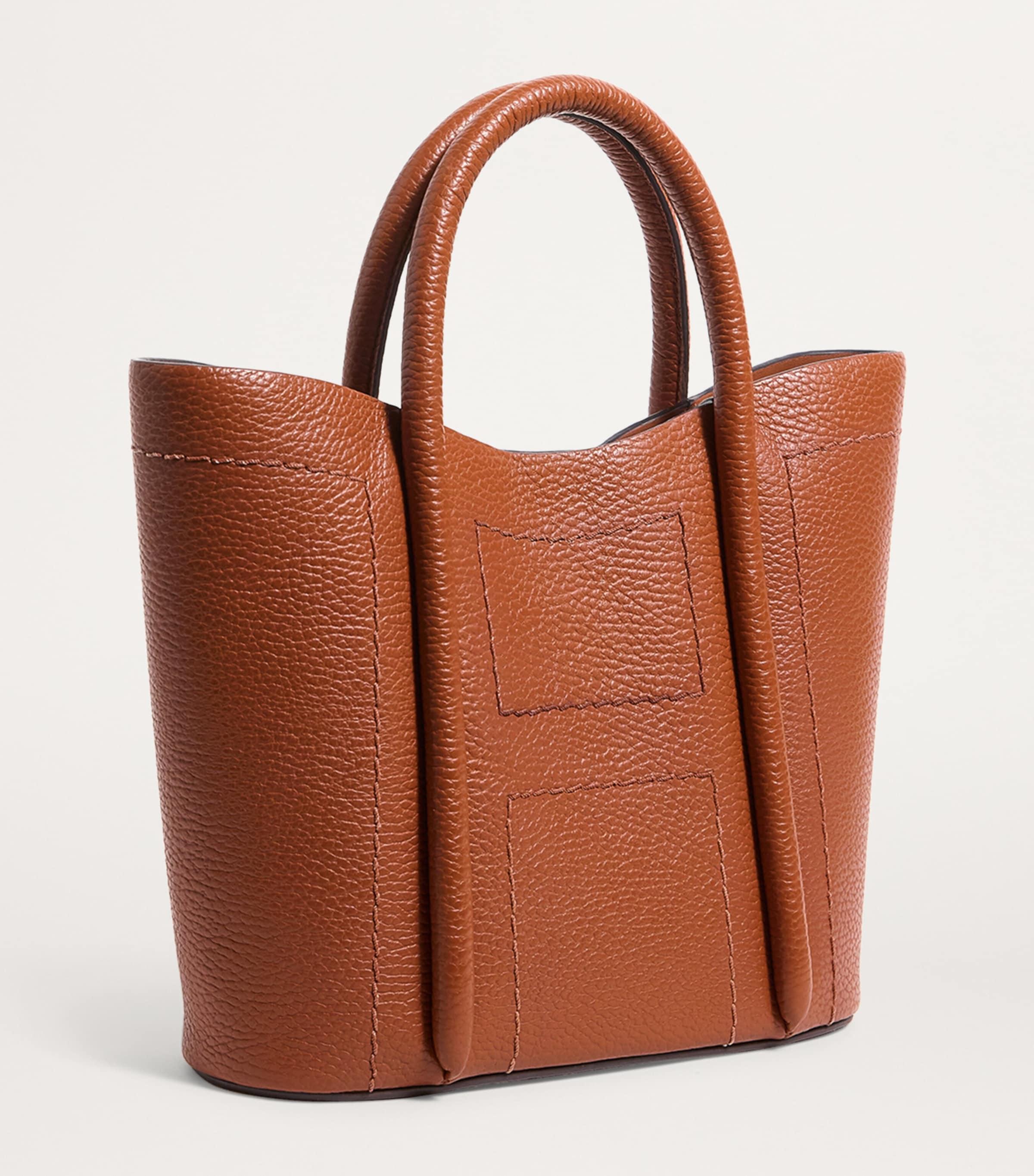 Harrods Leather Tote Bag Harrods Grab Leather Rope Tote Bag In