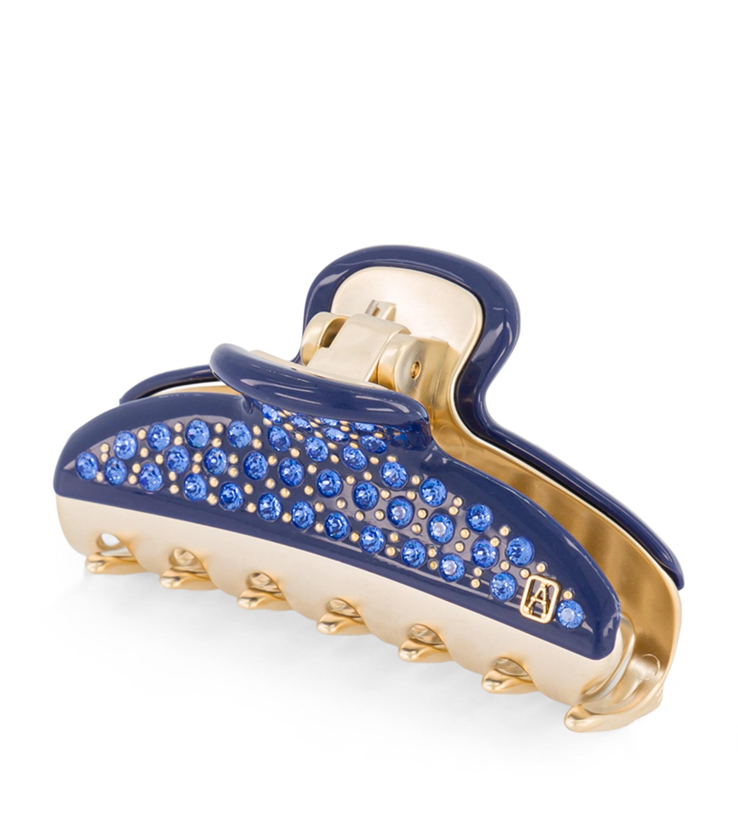 Alexandre De Paris Plated Claw Hair Clip in Blue | Lyst