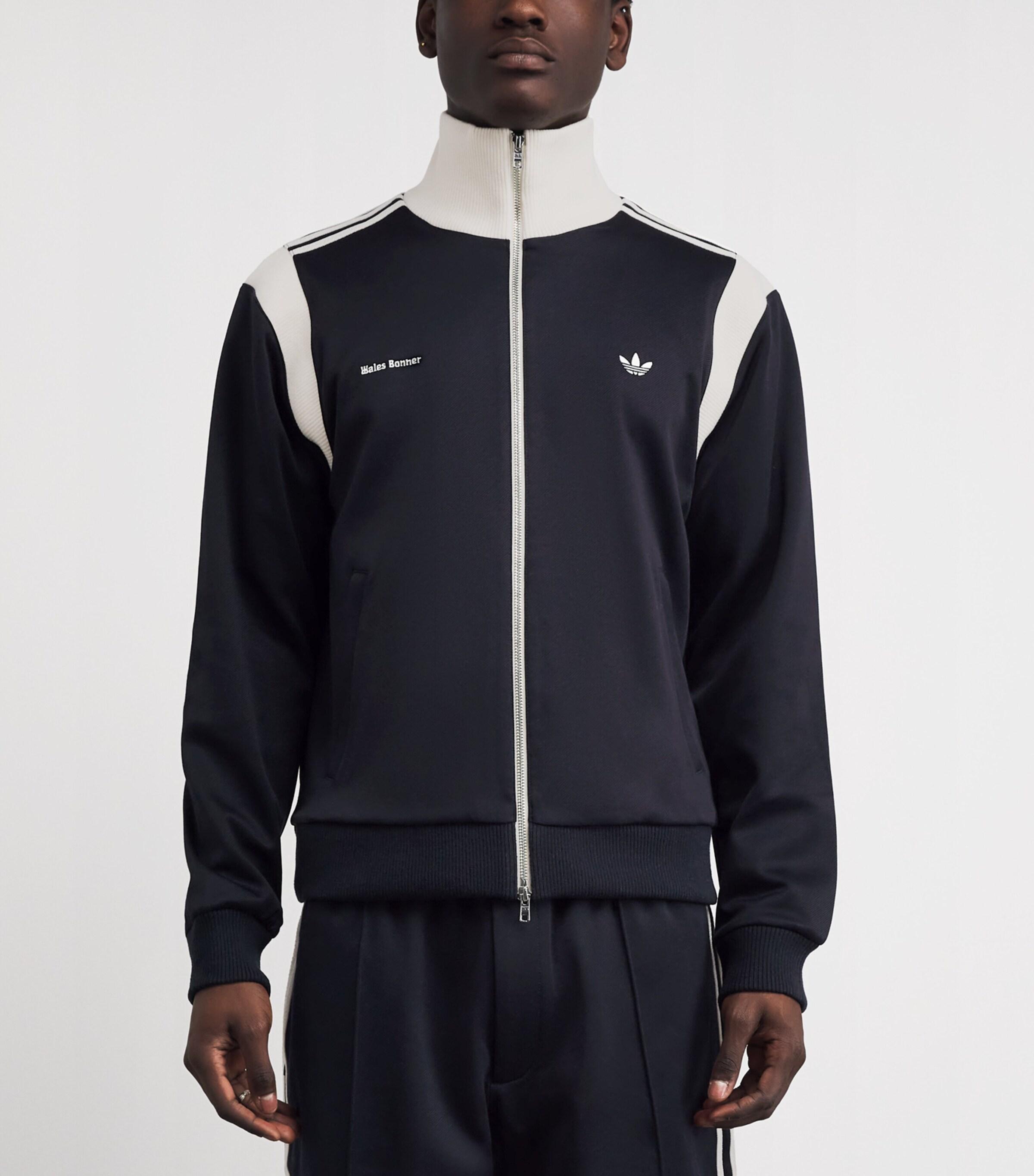 adidas X Wales Bonner Varsity Track Jacket in Black for Men | Lyst
