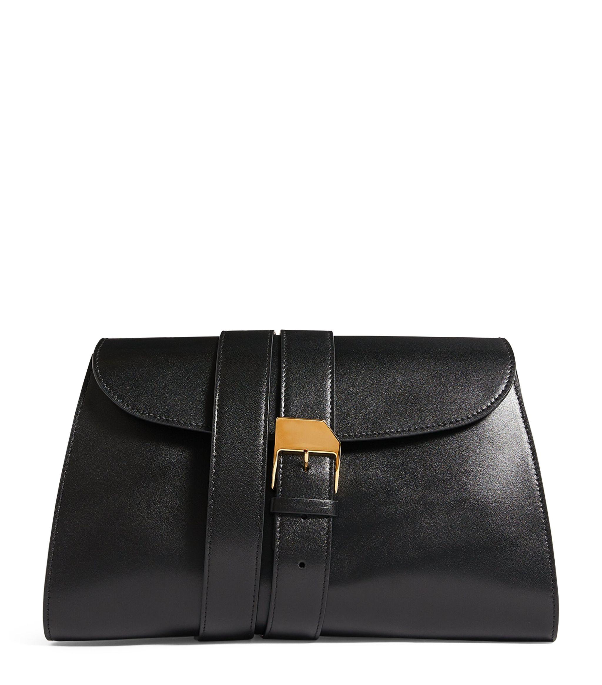 ショルダーバッグ・ポシェット THE ROW Isla Bag in Leather the-row-black-Leather-Isla-