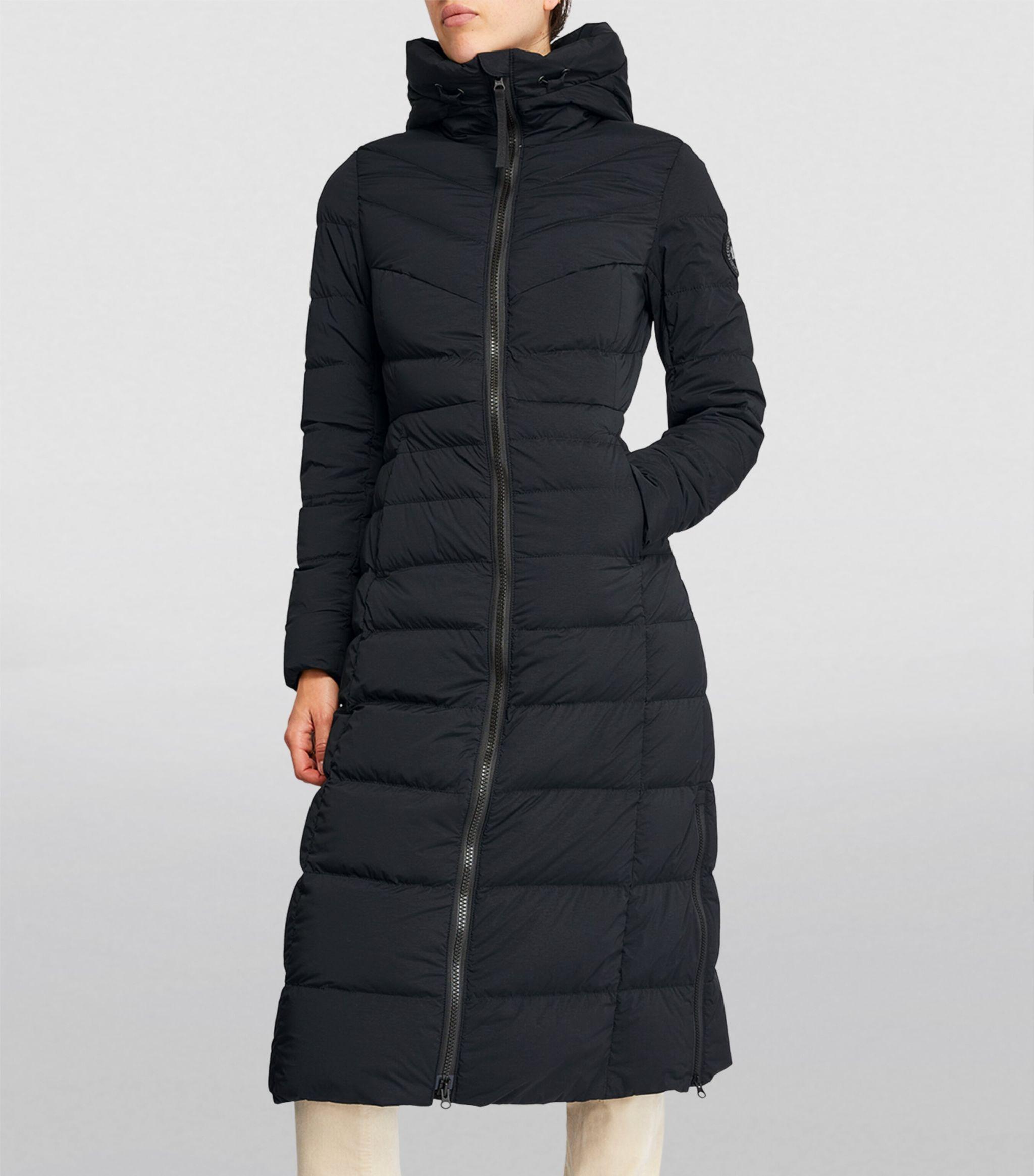 Canada Goose Down-filled Clair Long Coat in Black | Lyst