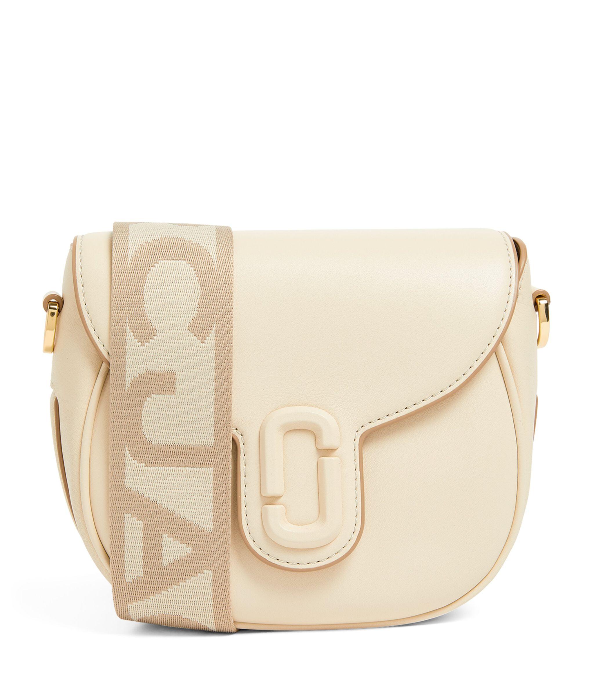 Marc Jacobs The Small Leather J Marc Saddle Bag in Natural Lyst