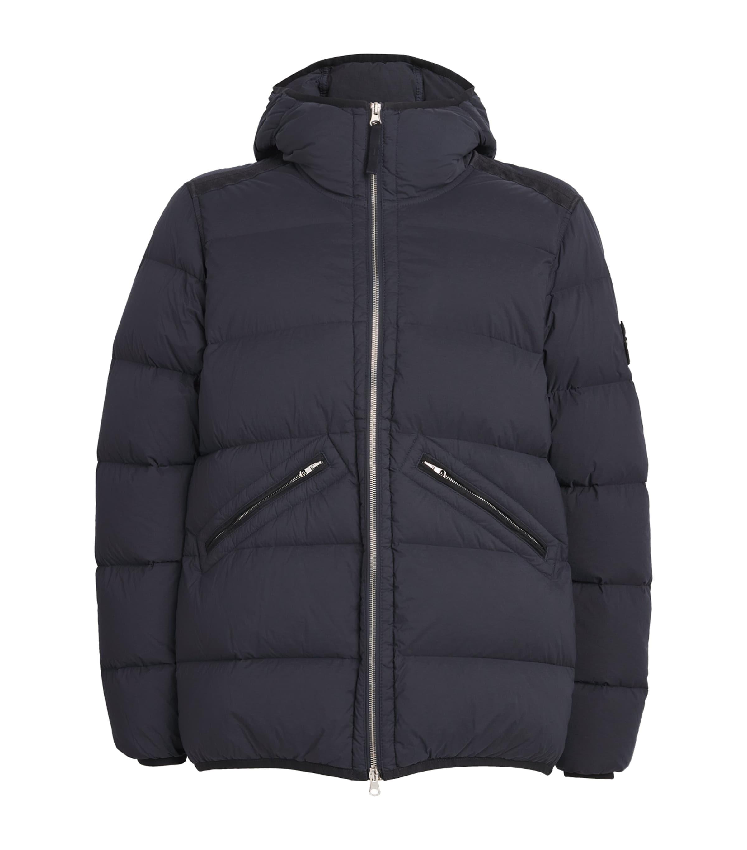 Blue stone island puffer jacket hotsell