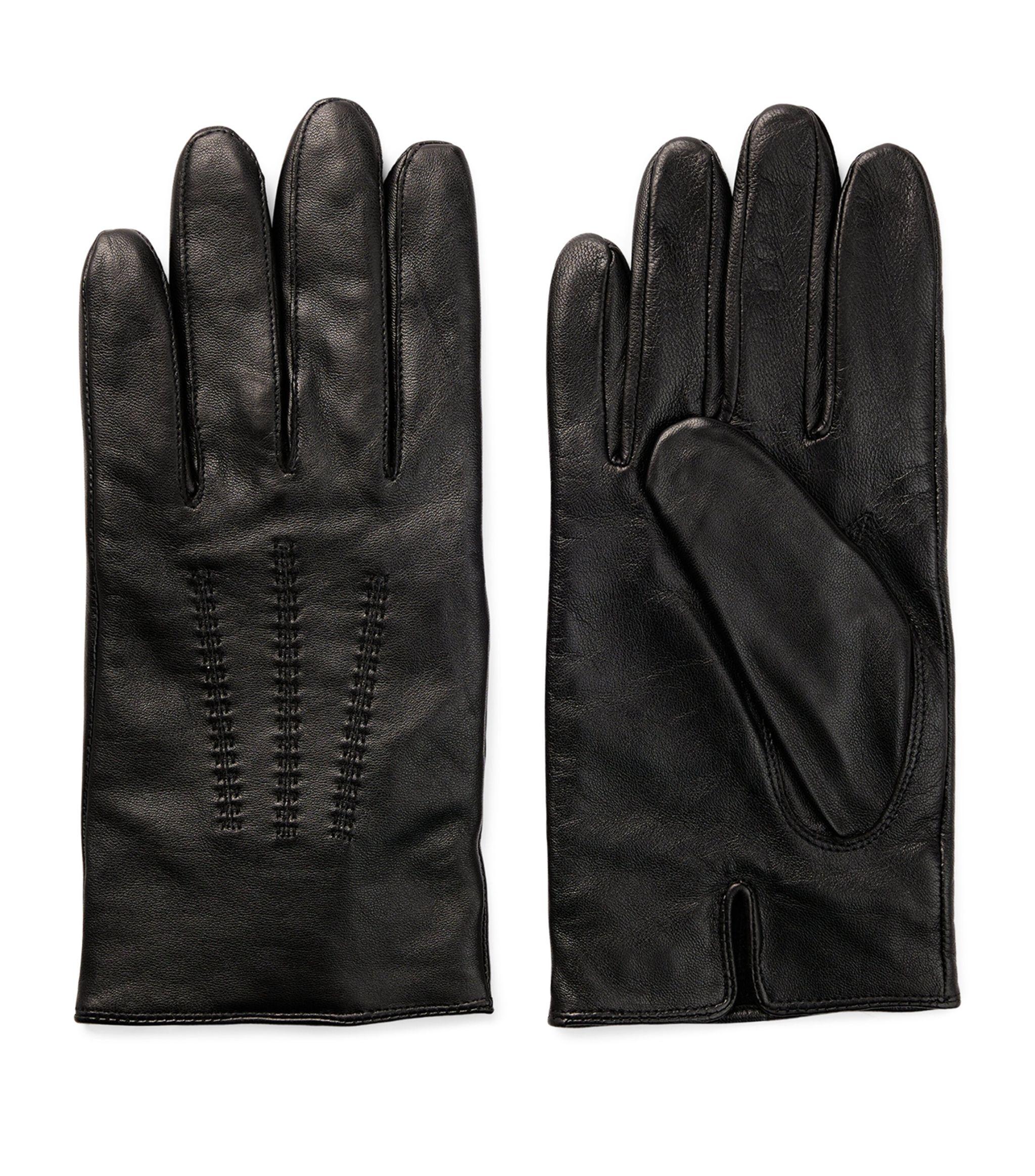 BOSS by HUGO BOSS Nappa Leather Gloves in Black for Men Lyst UK