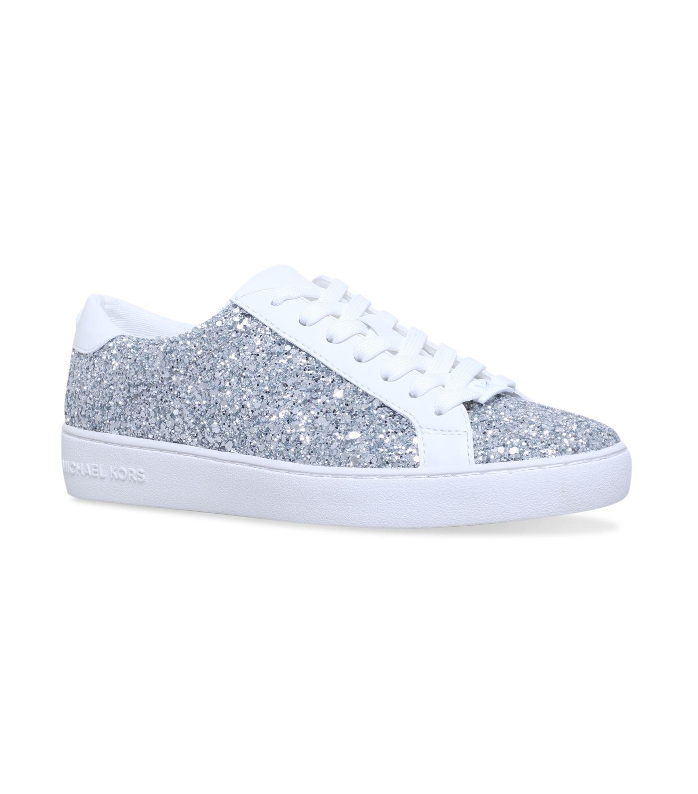 michael kors irving glitter sneakers