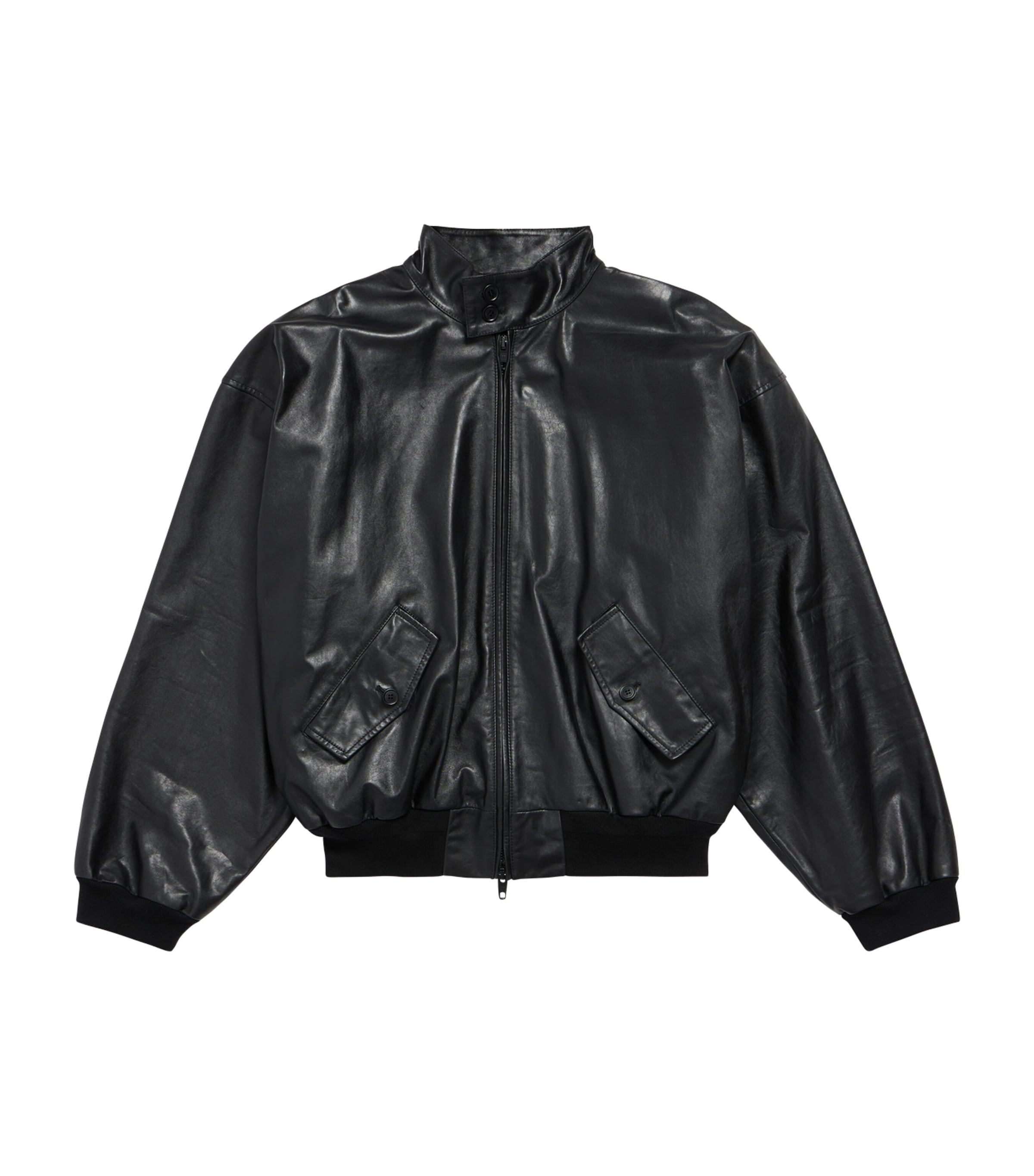 【バレンシアガ】 Jackets - Leather Jackets ジャケット Balenciaga Leather Jacket in Black for Men | Lyst
