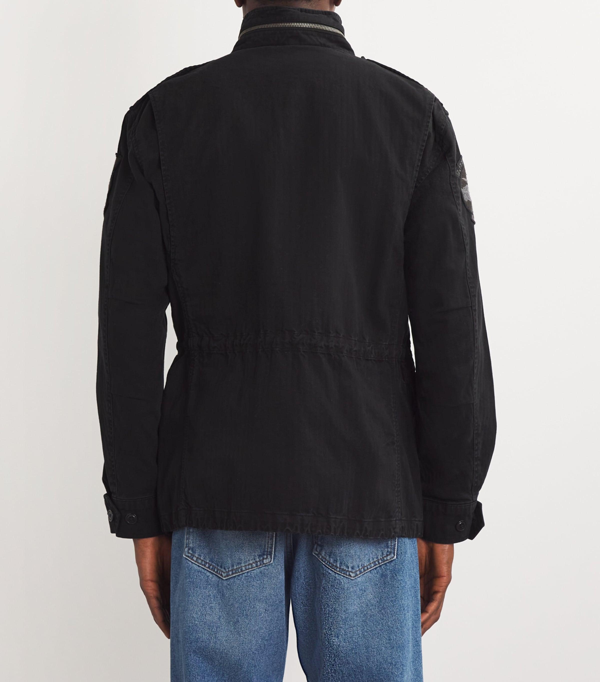 Polo Ralph Lauren Black Military Jacket for Men | Lyst UK