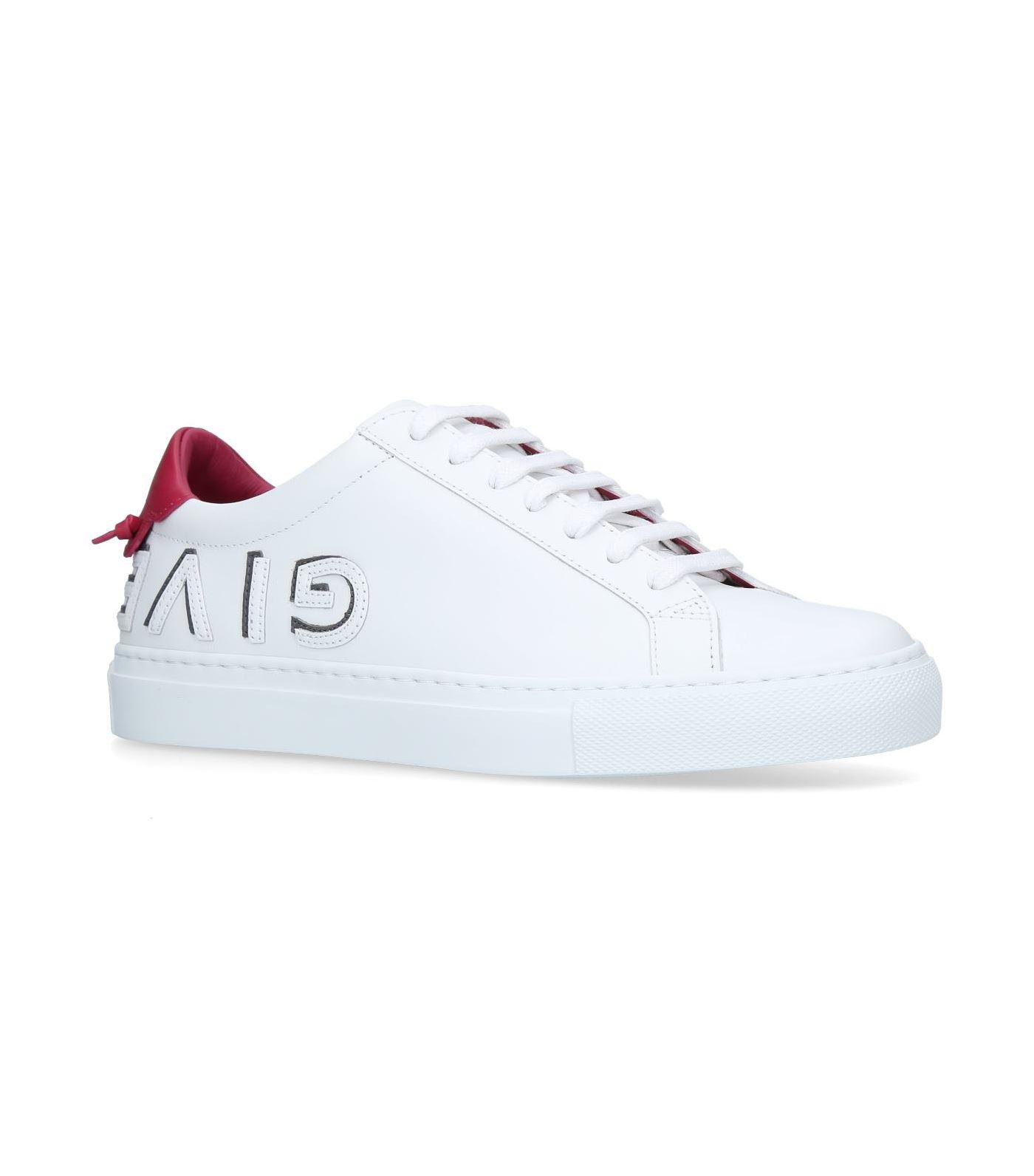 Givenchy Leather Knot Low Top Sneakers in White - Lyst
