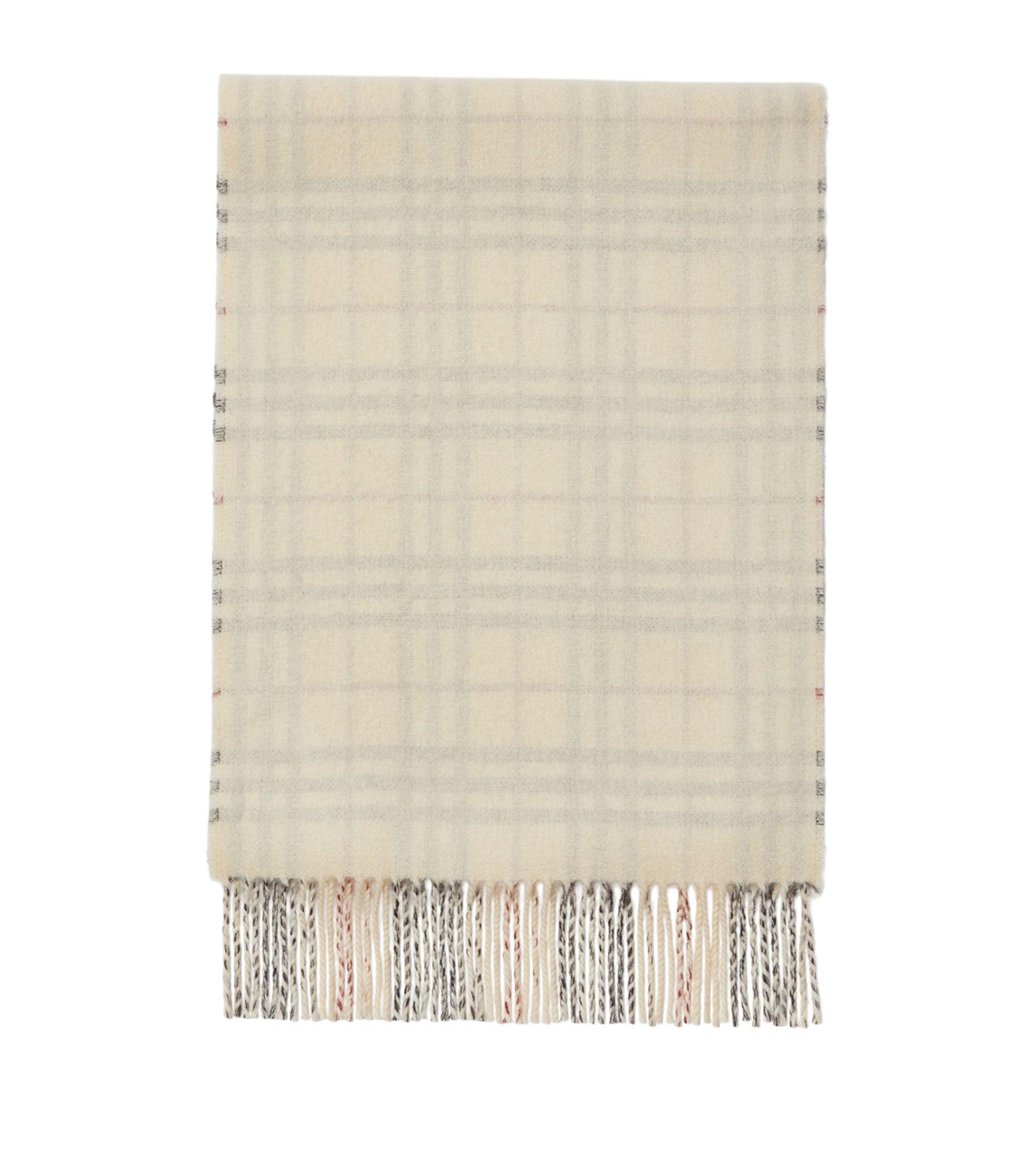 Burberry Reversible Check Cashmere Scarf - Neutrals