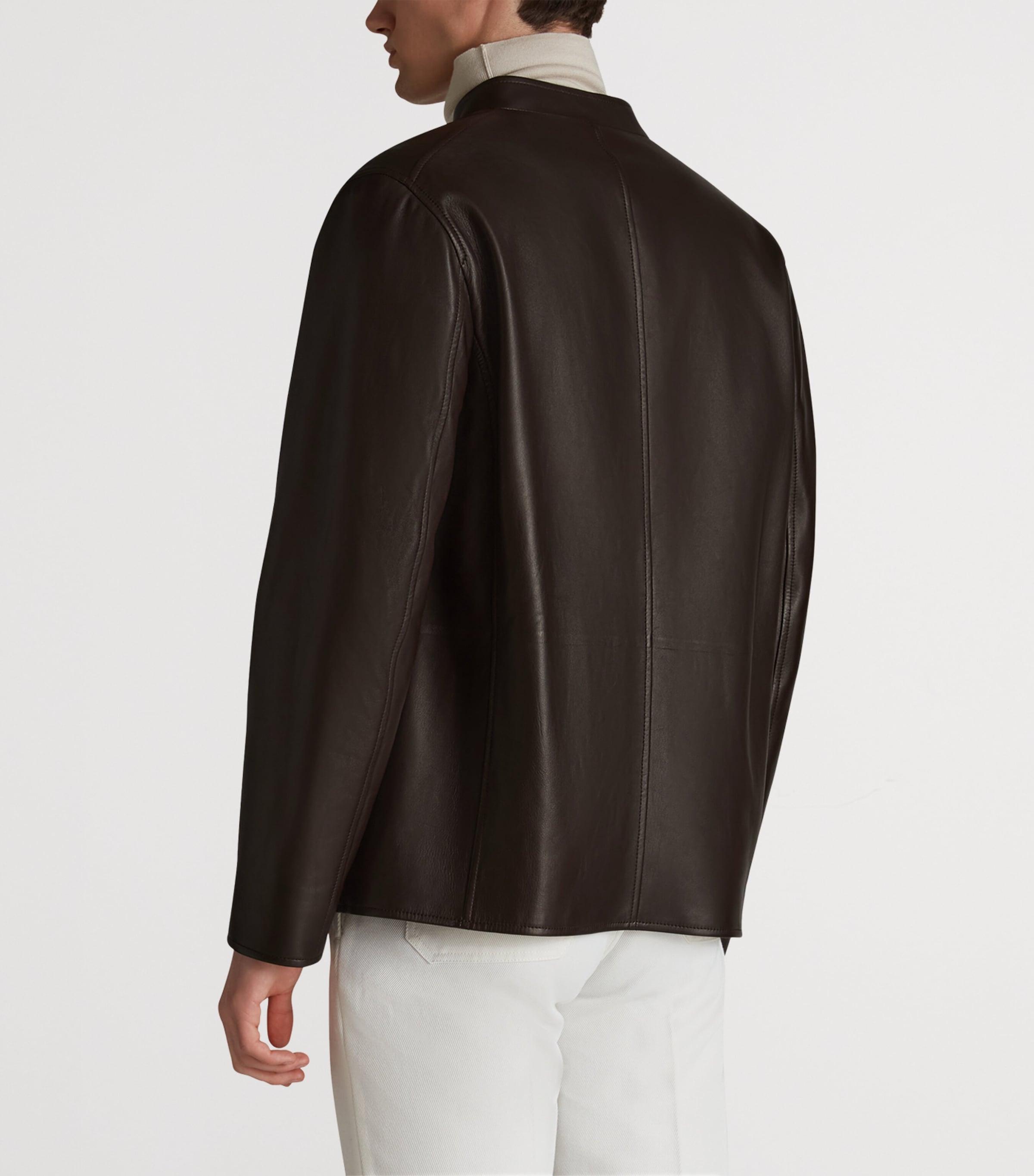 Men's dunhill Leather jackets from $5,315 | Lyst