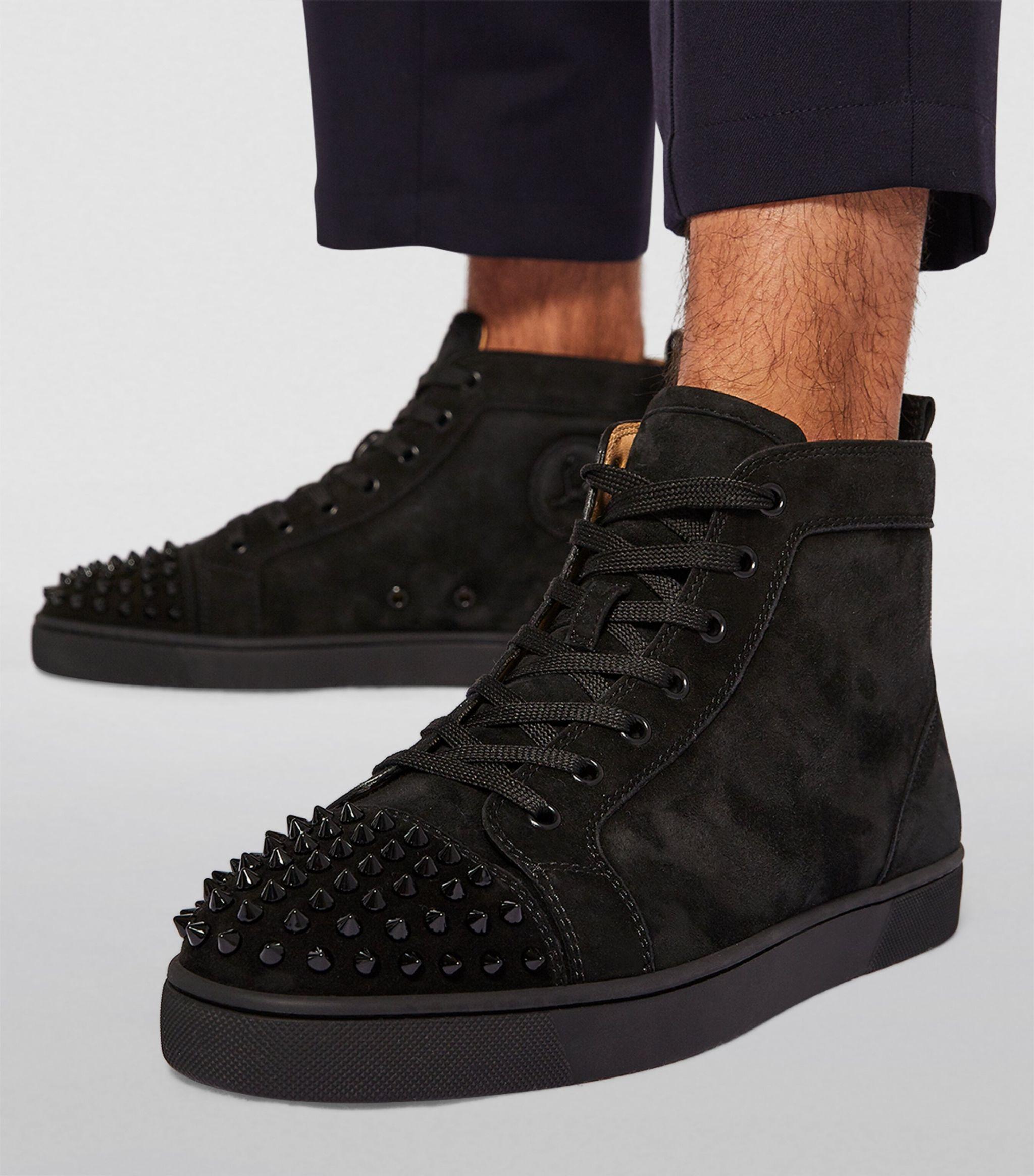 louboutin high top spikes