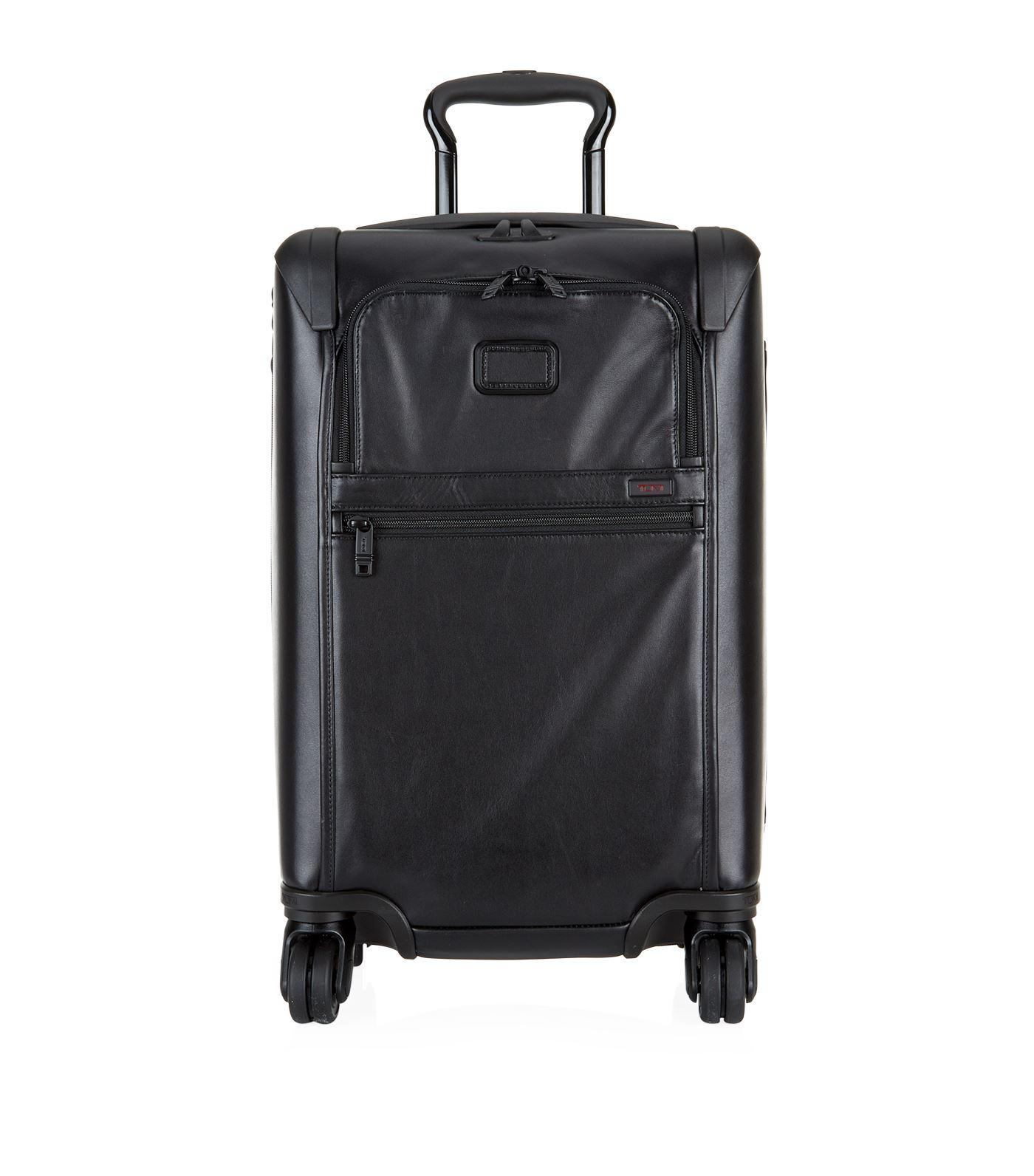 Tumi Alpha 2 International Expandable 4-wheel Leather Carry-on Case (56cm)  in Black for Men | Lyst