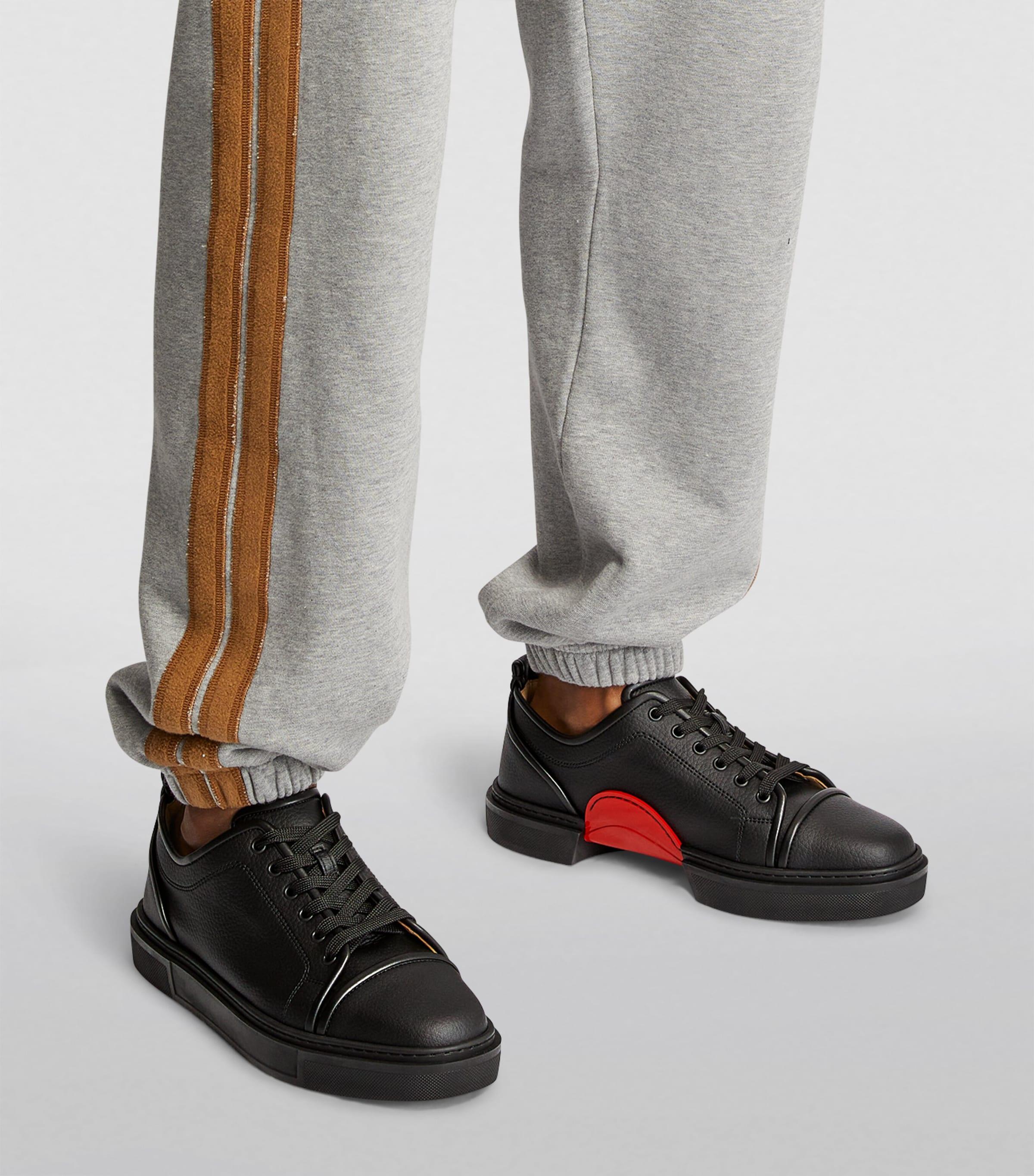 Christian Louboutin Adolon Junior Vegan Leather Low-Top Trainers 