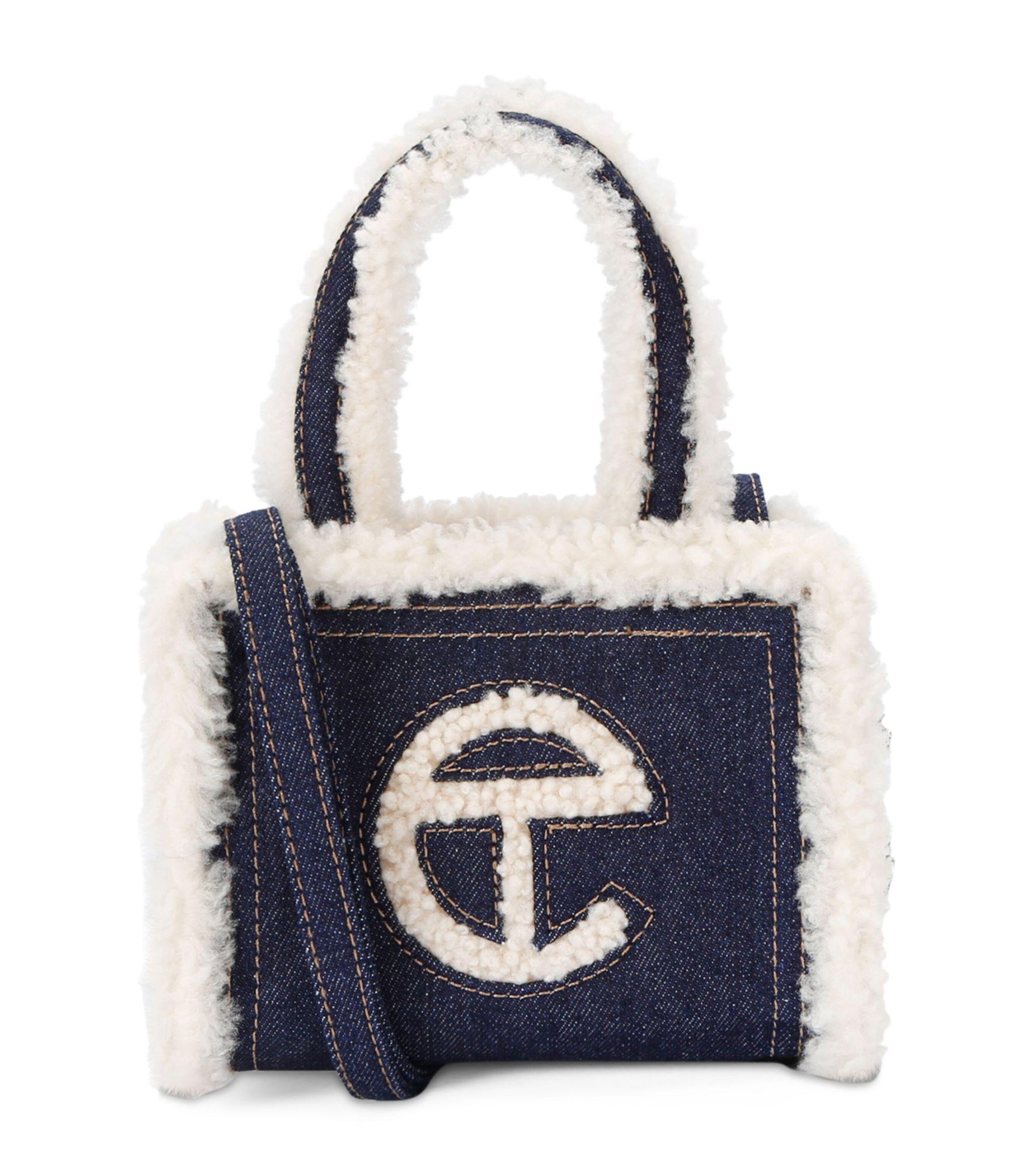 UGG X Telfar Small Denim Shopper Bag in Blue | Lyst