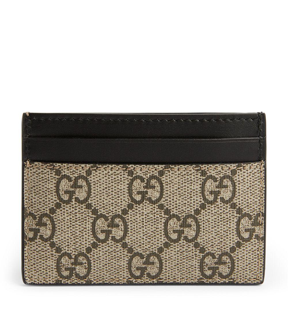 Gucci Leather Gg Supreme Bee Card Holder for Men Lyst