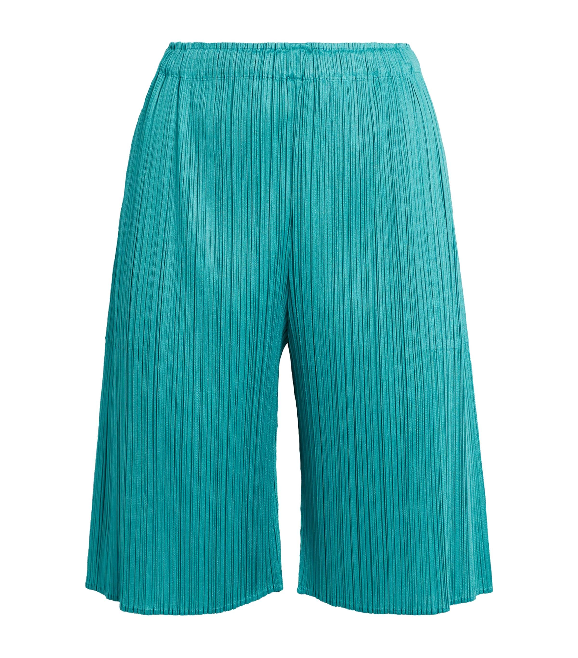 パンツ PLEATS PLEASE ISSEY MIYAKE short pants Issey Miyake Pleats Please Shorts - Black | Garmentory