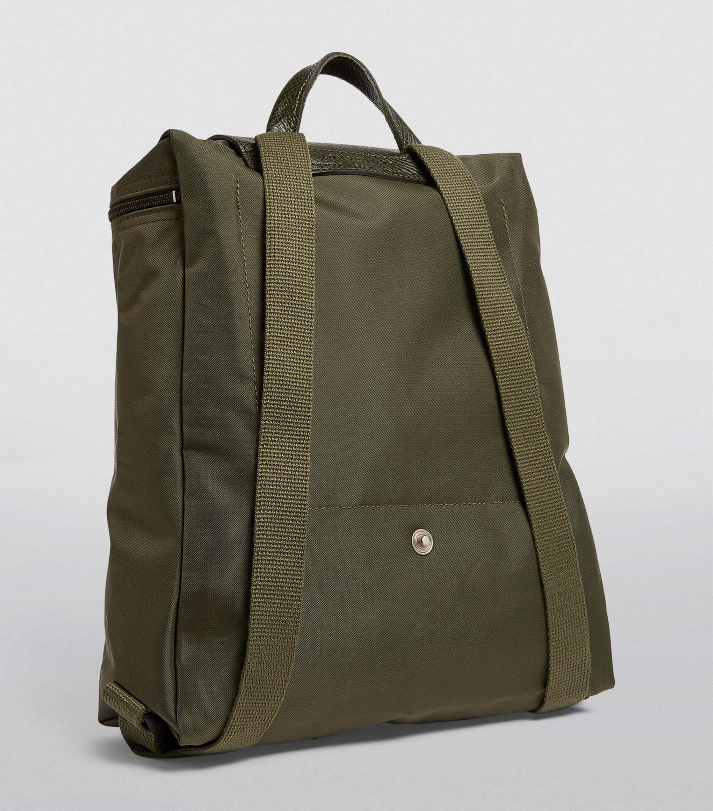 Longchamp Medium Le Pliage Backpack in Green | Lyst UK