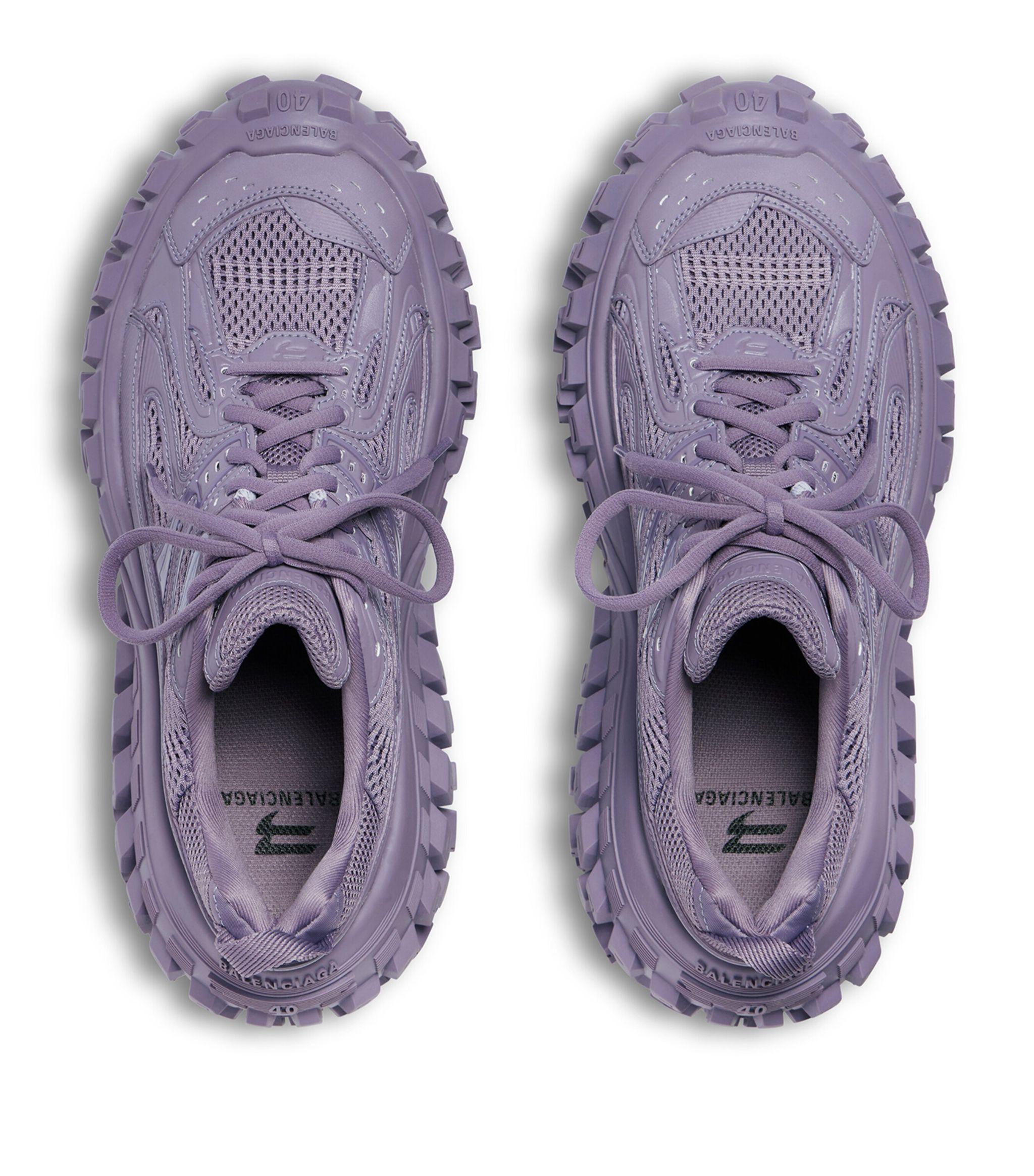 Balenciaga Bouncer Sneakers in Purple | Lyst Balenciaga Bouncer Sneakers in Purple | Lyst