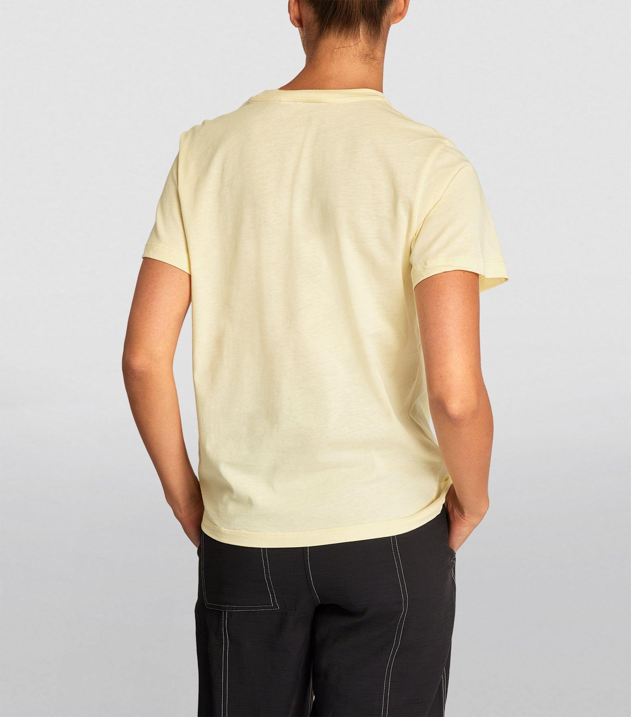 ◆人気商品◆GANNI YELLOW SMILEY RELAXED T-SHIRT(W)◆関税込◆ ☆人気☆【GANNI】☆(W) Ganni Yellow Smiley Relaxed T-Shirt☆
