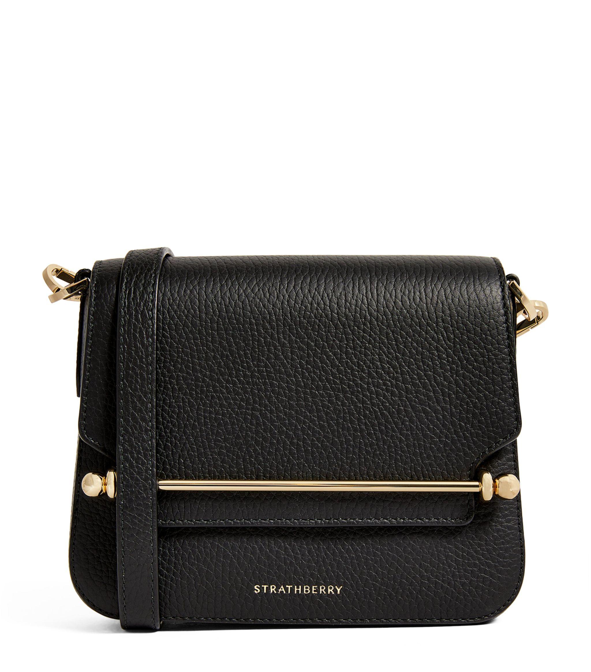 Strathberry Leather Mini Bag - Black Mini Bags, Handbags - STRAT21361