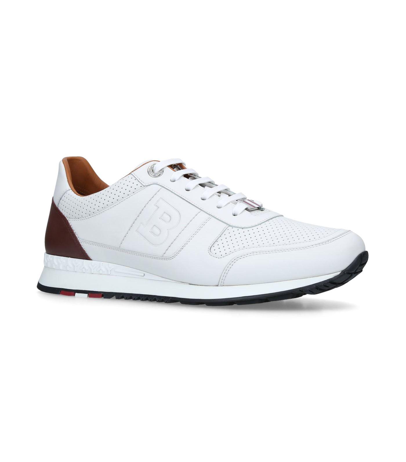 Bally Leather Asony Sneakers in White for Men - Lyst