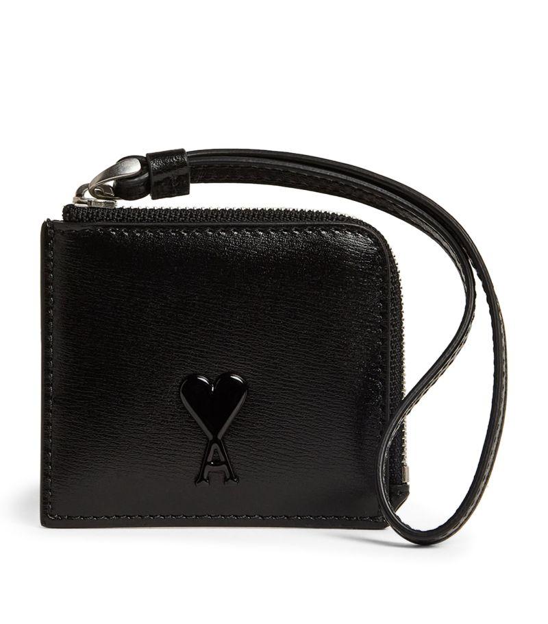 ★AMI PARIS★ 24FW Army Card Wallet USL013830001 BLACK DOM Ami Paris Wallets and cardholders for Men | Online Sale up