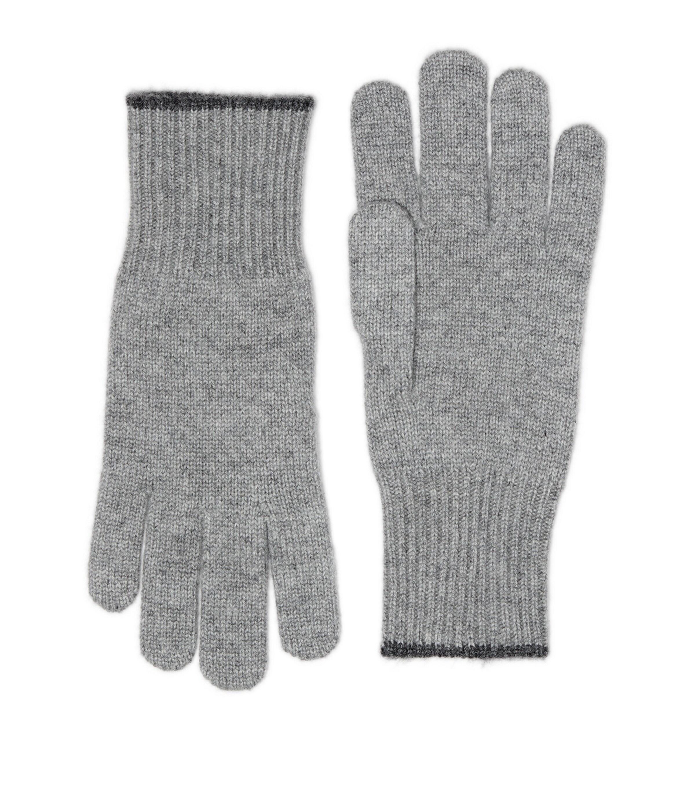 手袋 Brunello Cucinelli Gloves BRUNELLO CUCINELLI Leather-Trimmed Suede Gloves for Men | MR