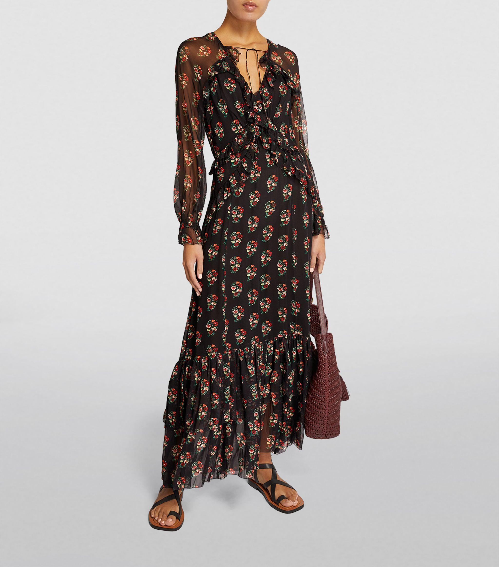 doen brown silk dress Nevara Dress