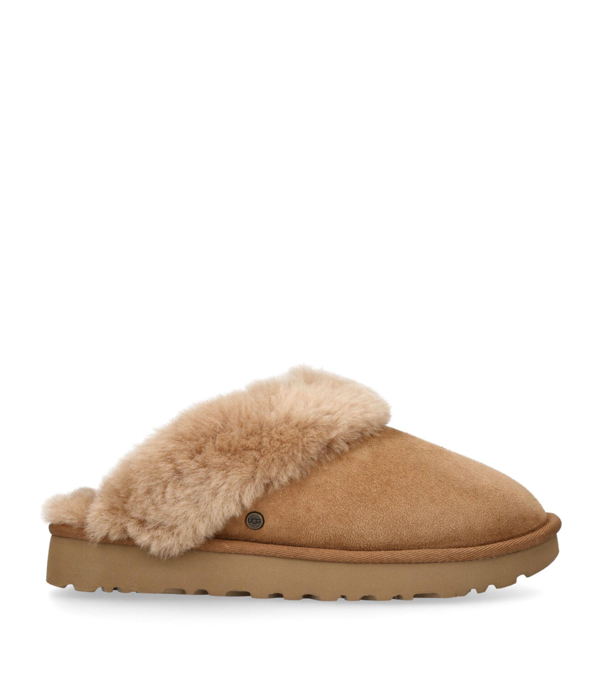 UGG Classic Ii Suede Slippers in Brown | Lyst