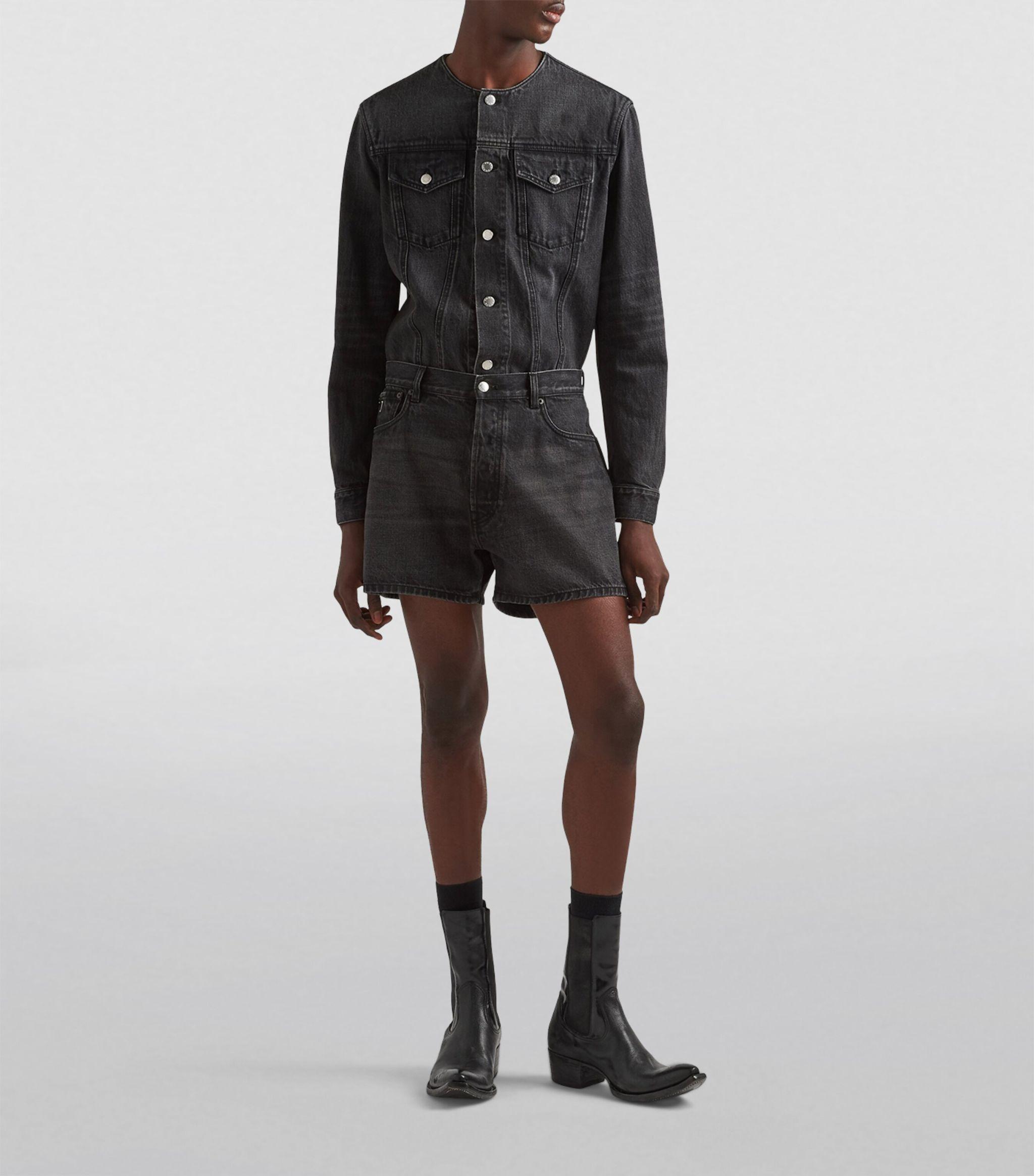Prada denim cheap shorts