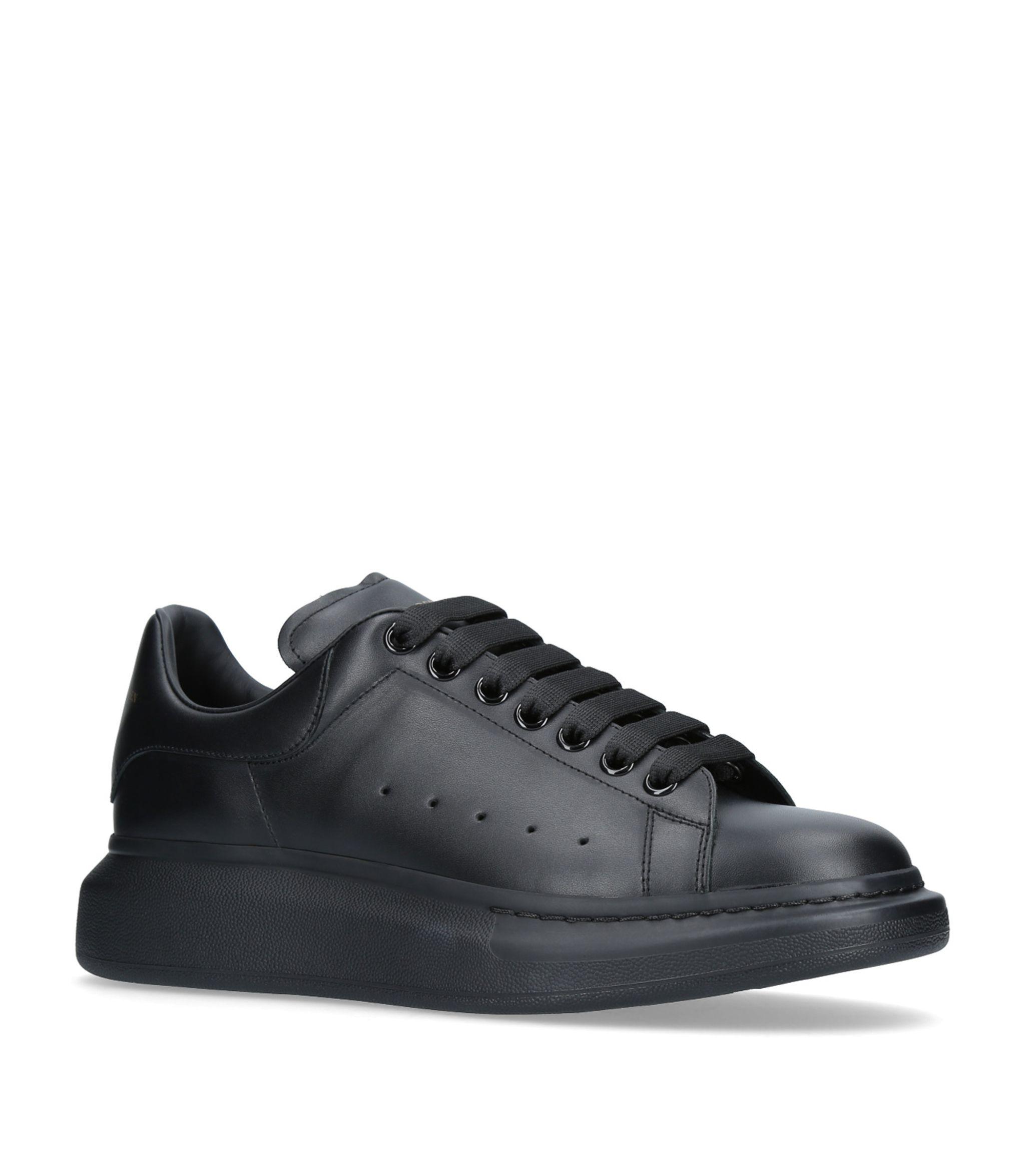 Alexander McQueen Leather Oversized Sneaker in Black for Men - Save 53% ...