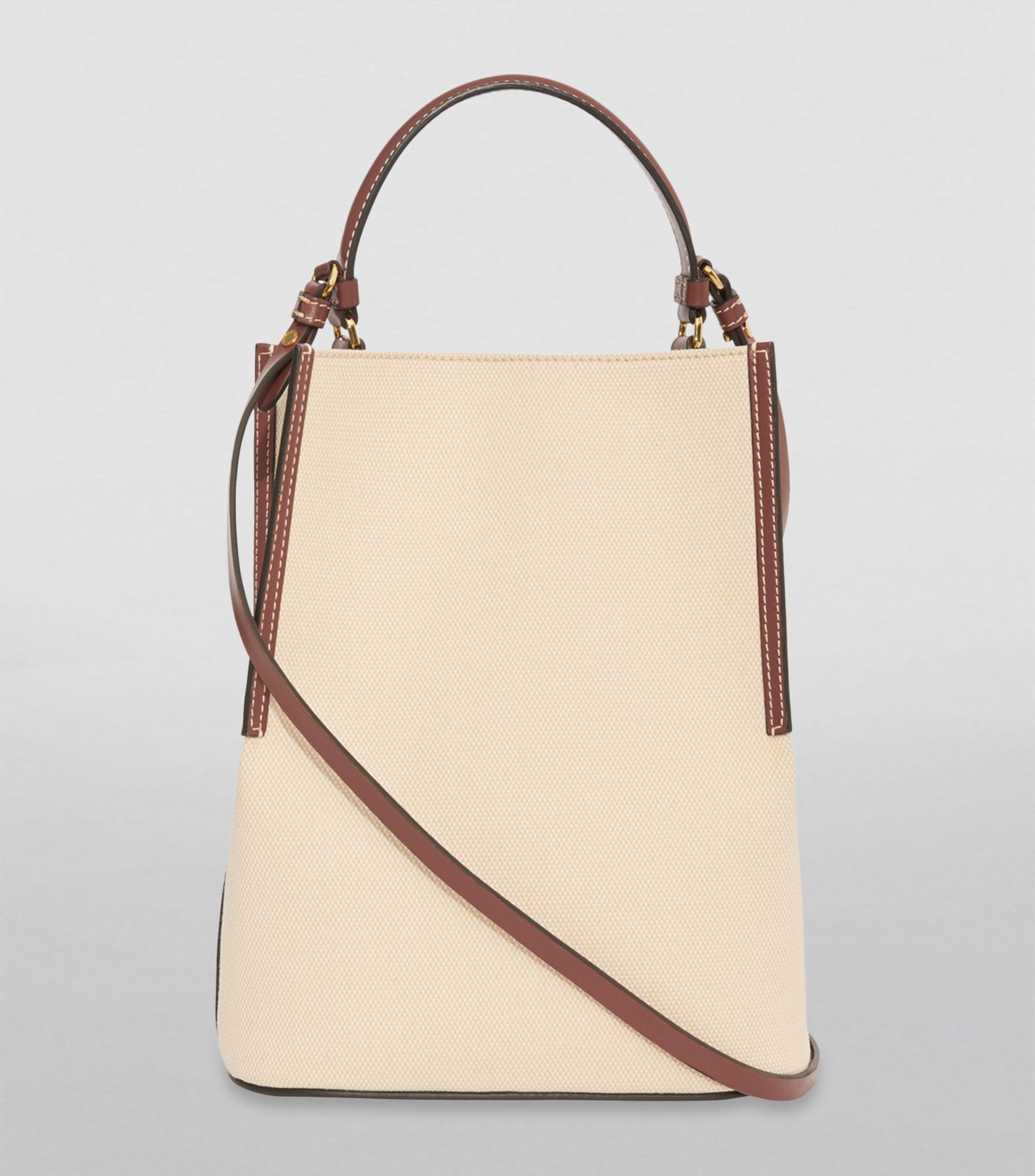 Burberry Small Penny Logo Tote Bag In Natural Lyst, 49% OFF