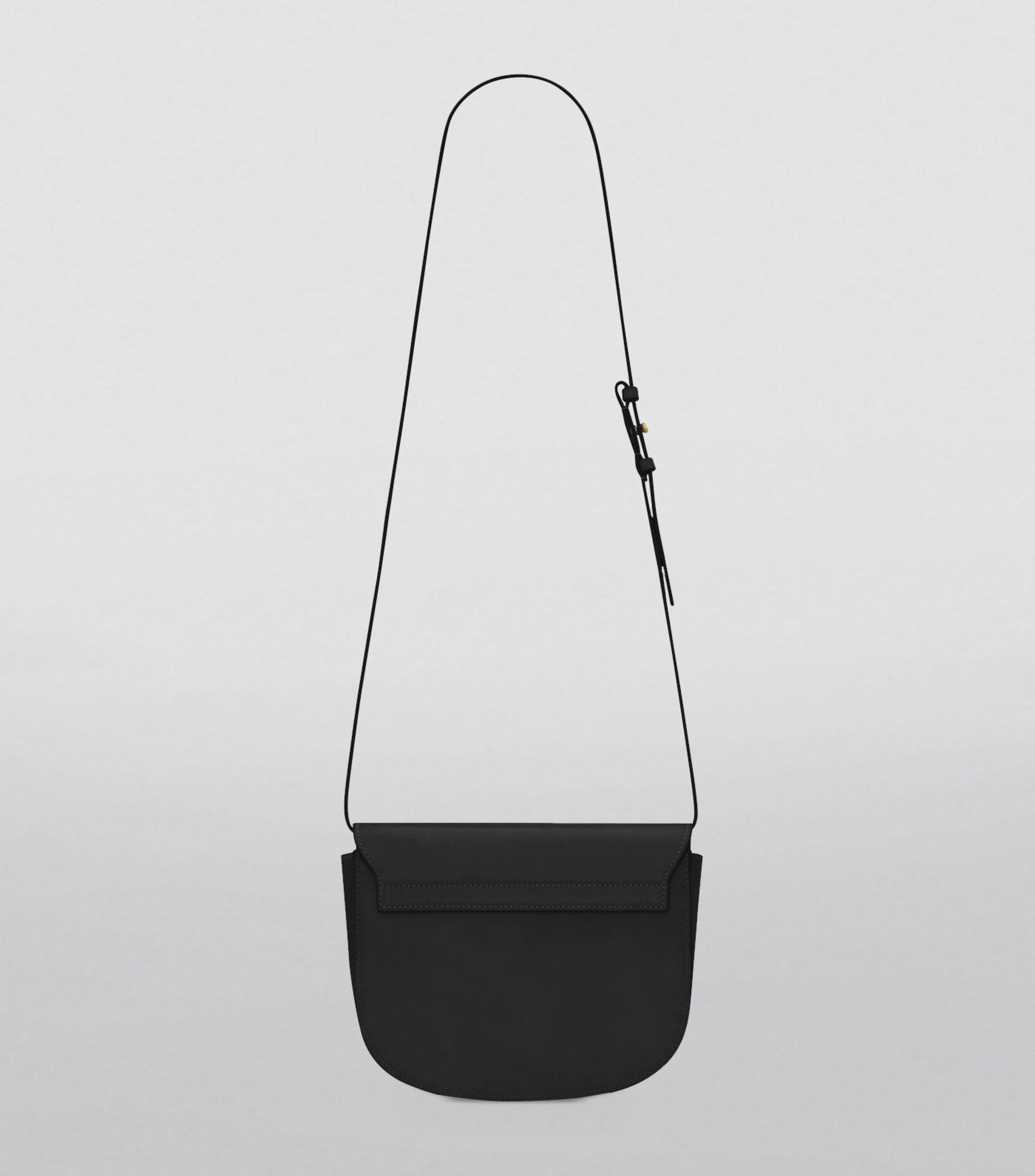 kaia medium satchel in smooth leather