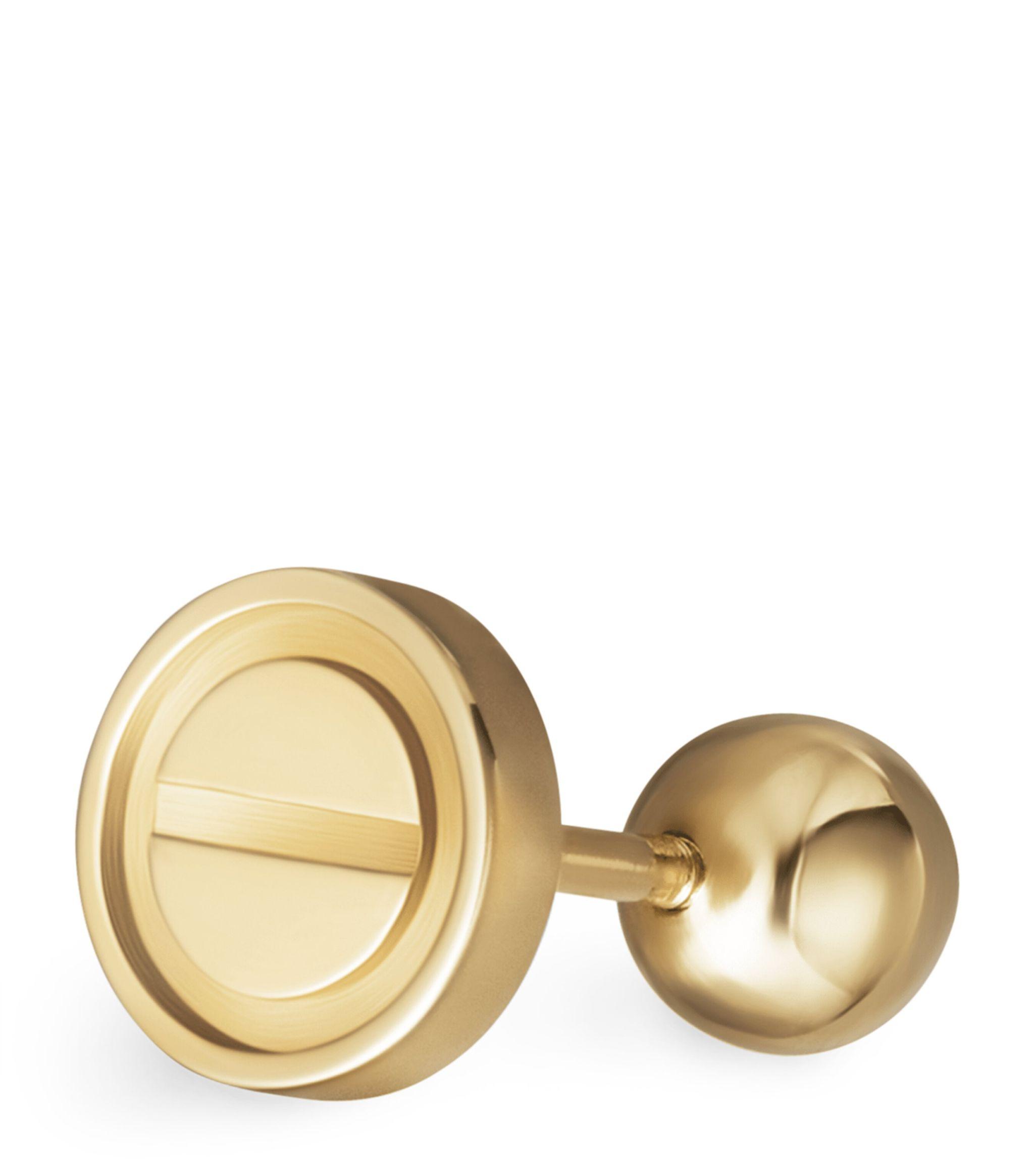 CRB8301424 - LOVE single earring, paved - White gold