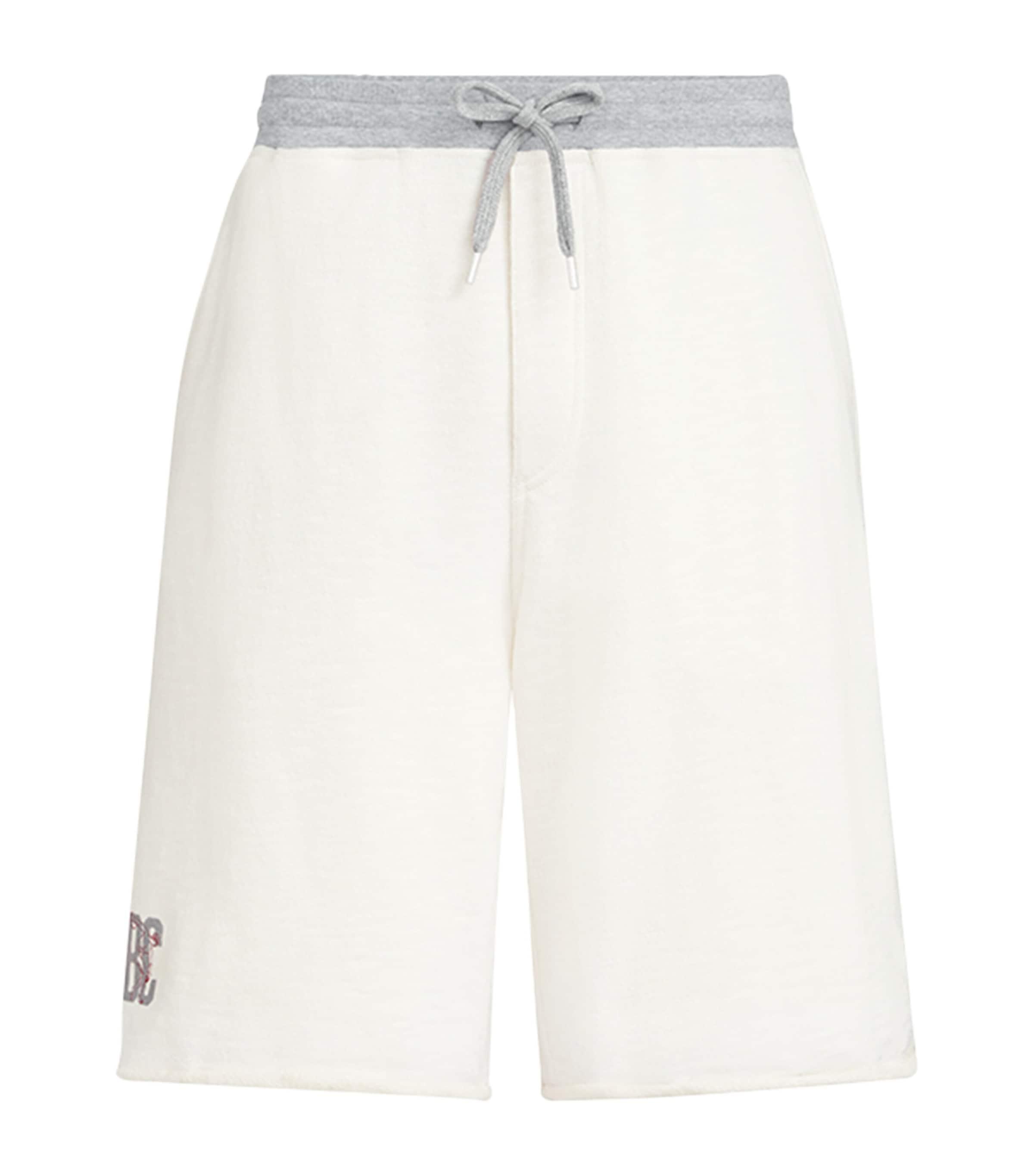 Short Cargo Brunello Cucinelli - Couleur Off-white (blanc Cassé), Coton, Taille à Mesurer - Neuf Avec étiquettes